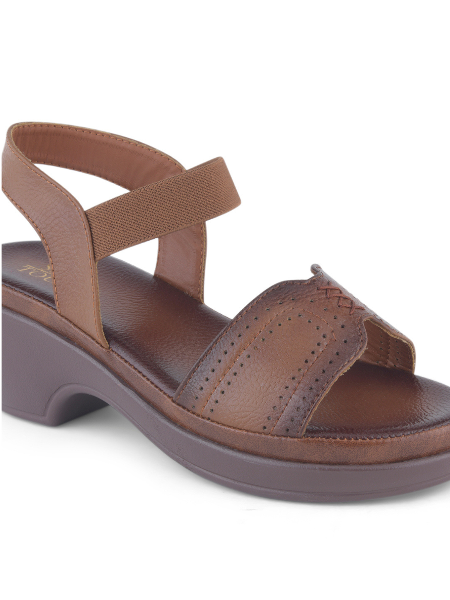 Women Tan Comfort Sandals