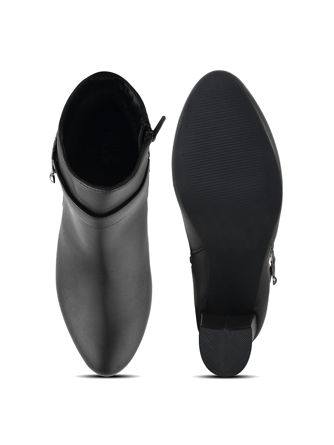 Women Block Heeled Casual Boots