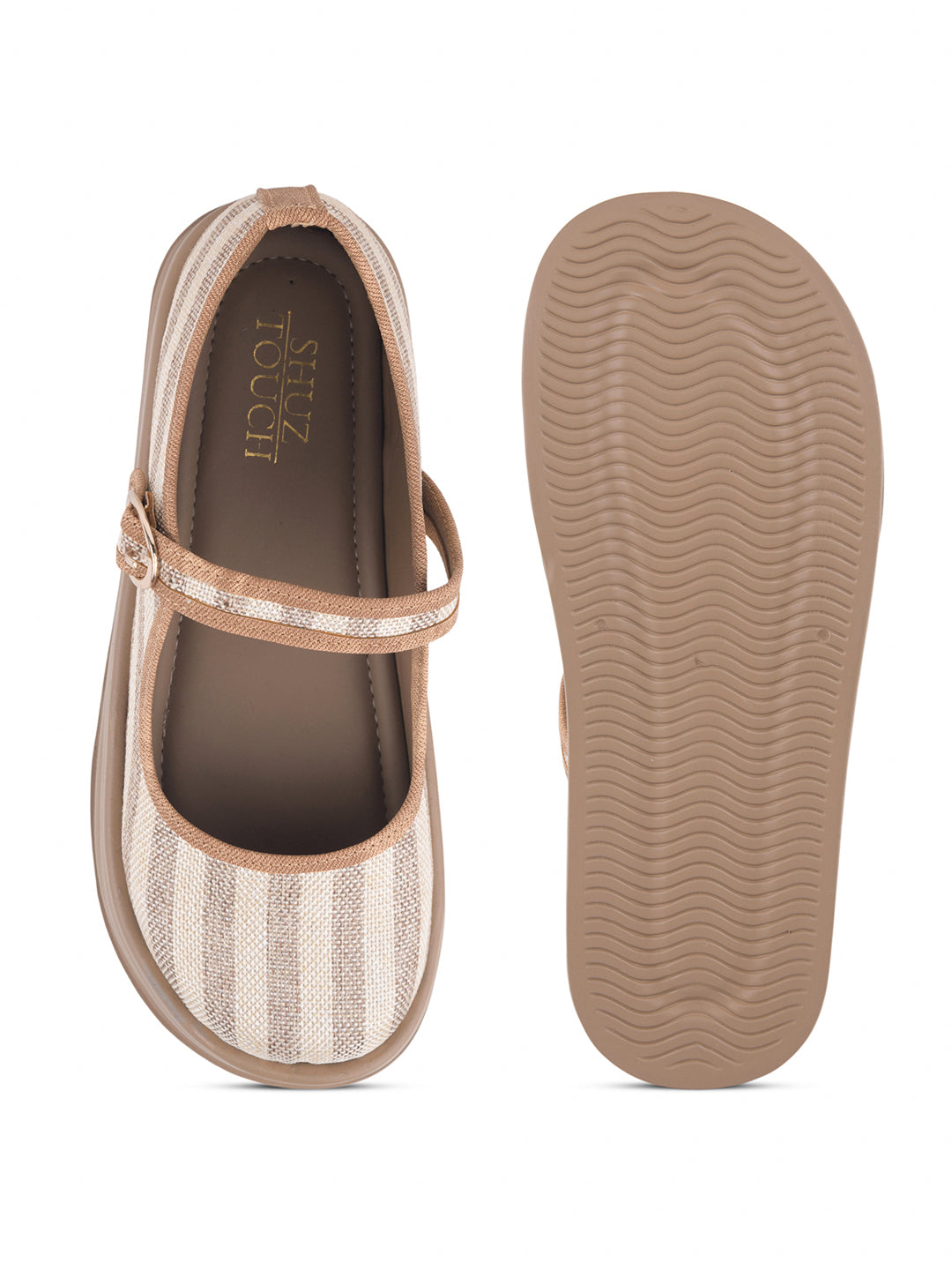Stripe Mary Jane Shoes