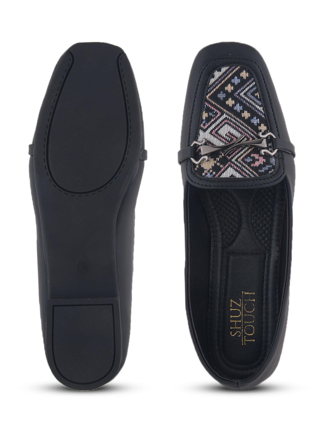 Aztec Weave Horsebit Comfort Loafers