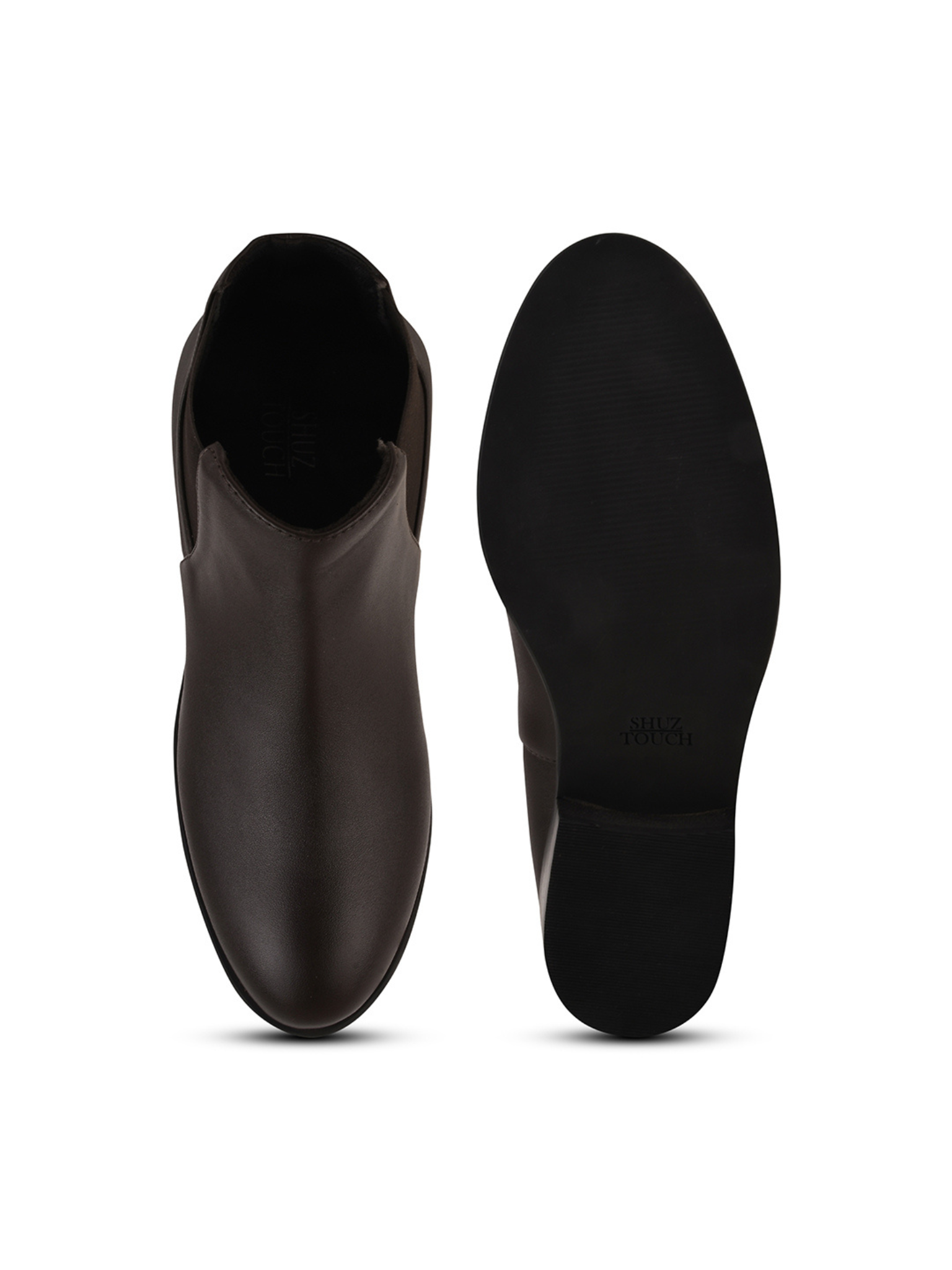 Women Block-Heeled Mid-Top Chelsea Boots