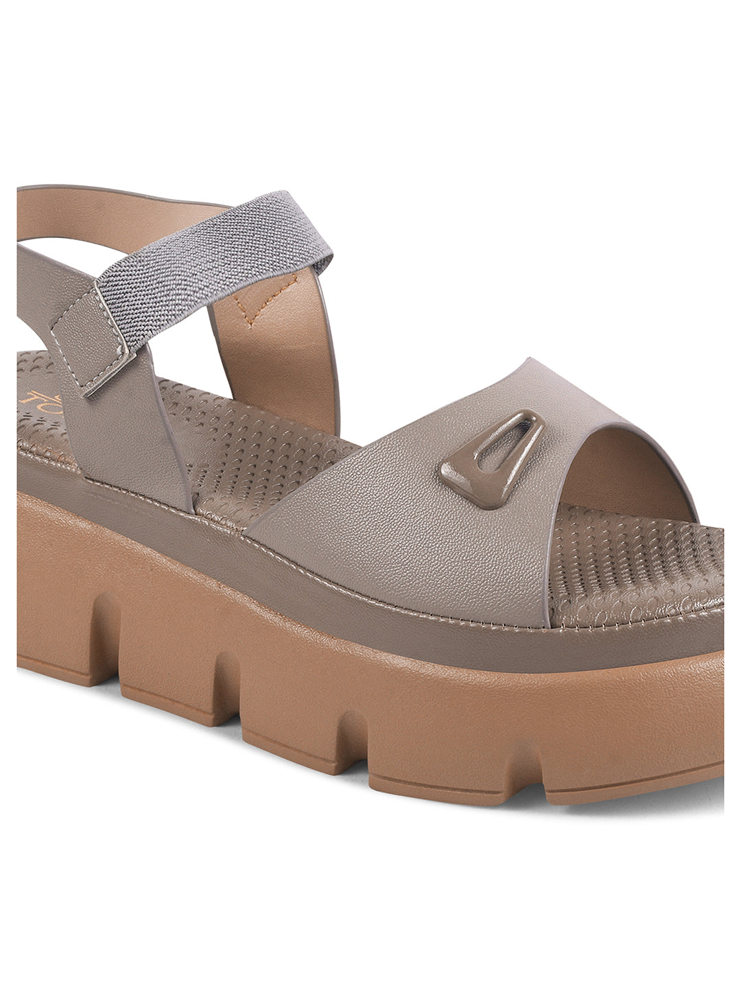 Black Chunky Comfort Sandals