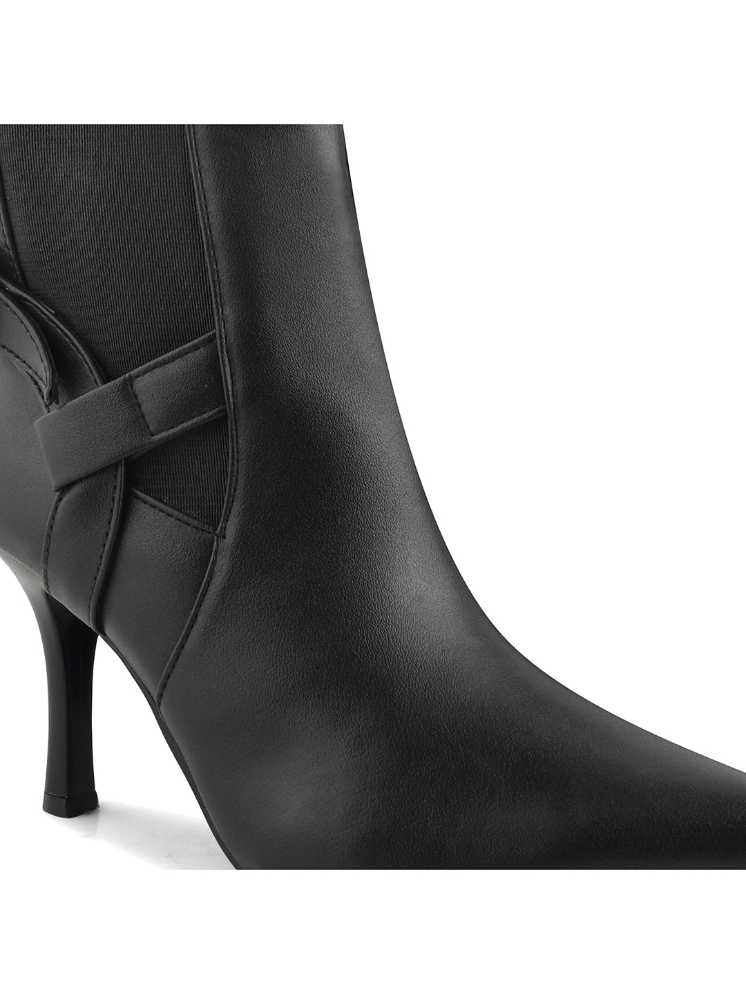 Pointed Toe High Top Slim Stiletto Heeled Casual Boots