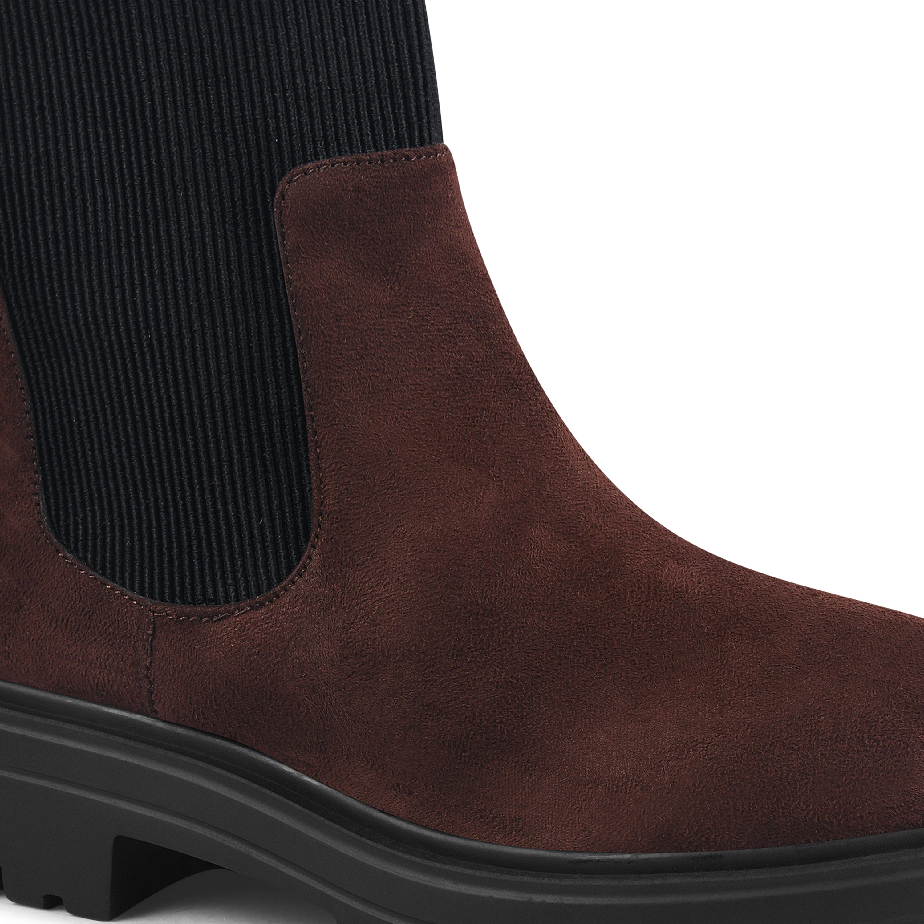 Women Solid Brown Chelsea Boots