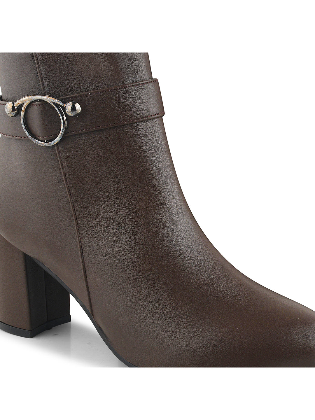 Women Block Heeled Casual Boots