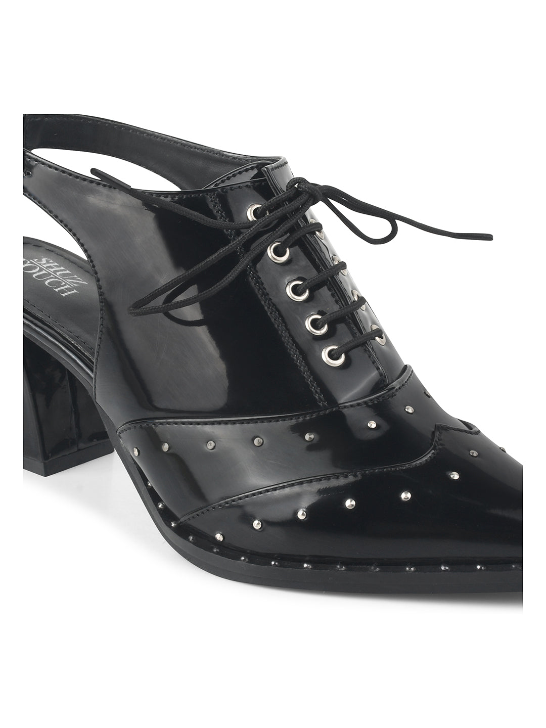 Black Block Heel Shoe