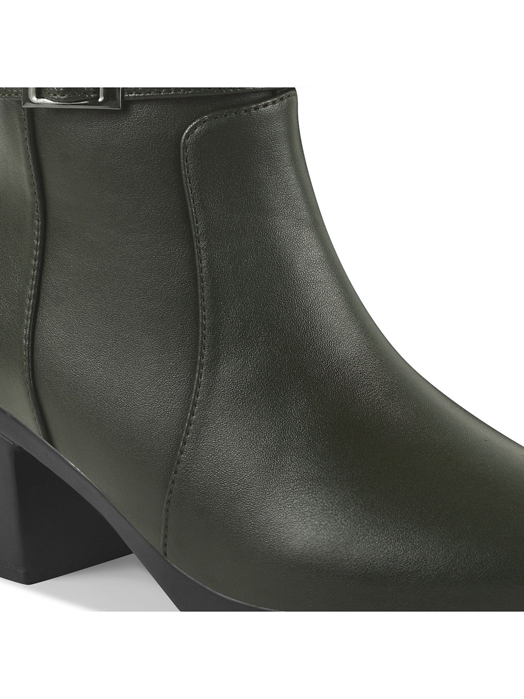 Block Heel Casual Boots