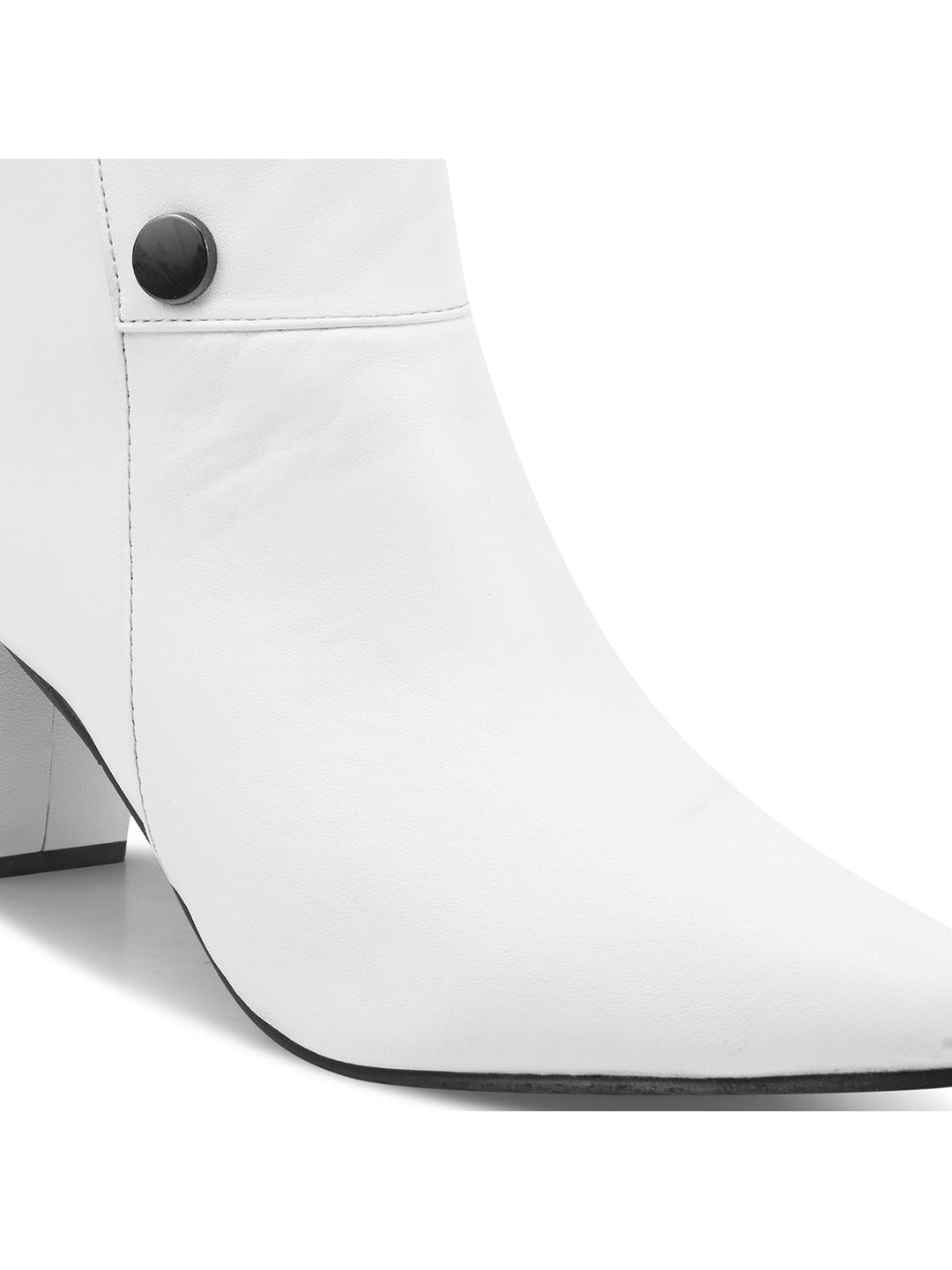 Black Block Heel Casual Boots