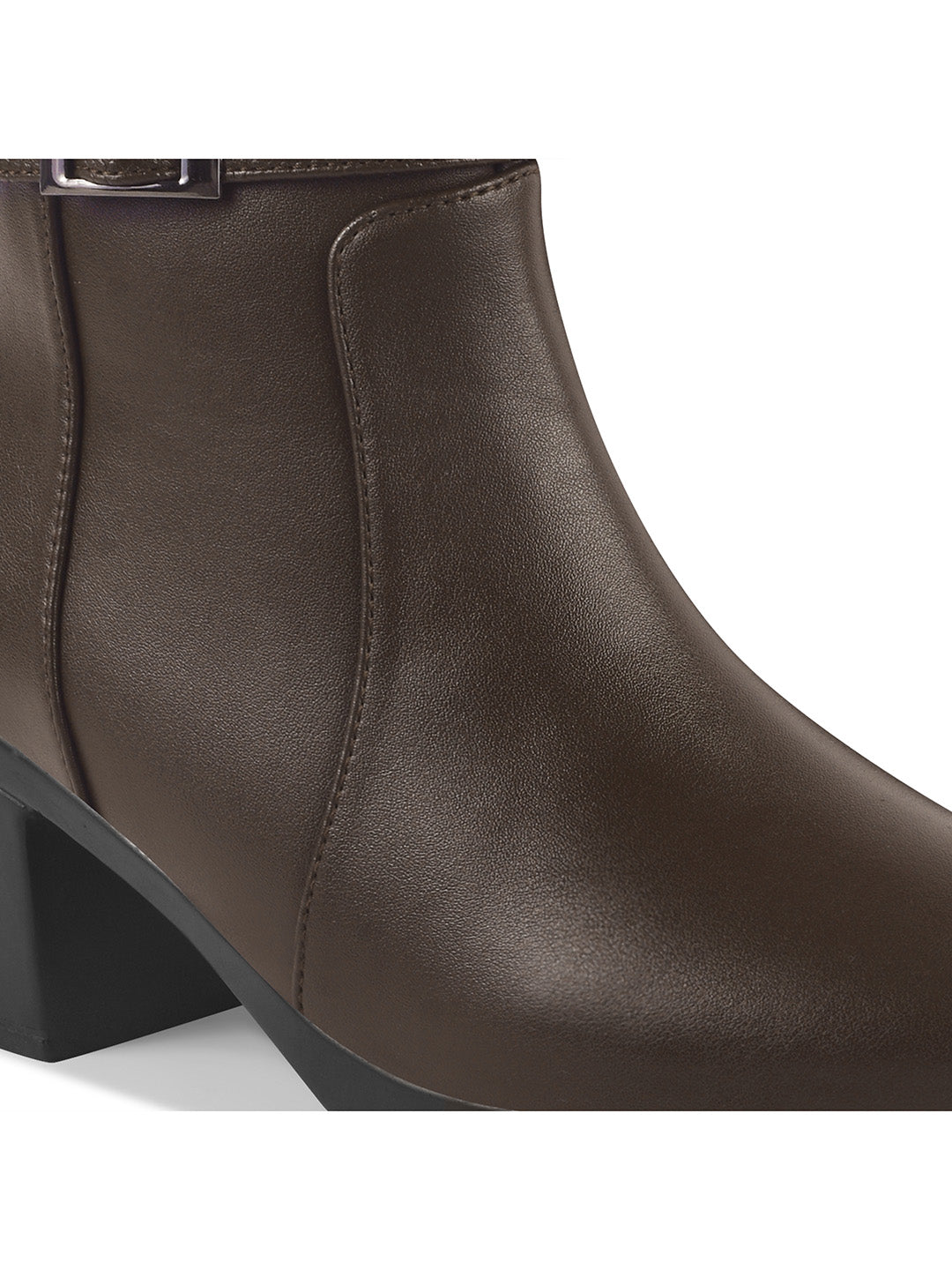 Block Heel Casual Boots