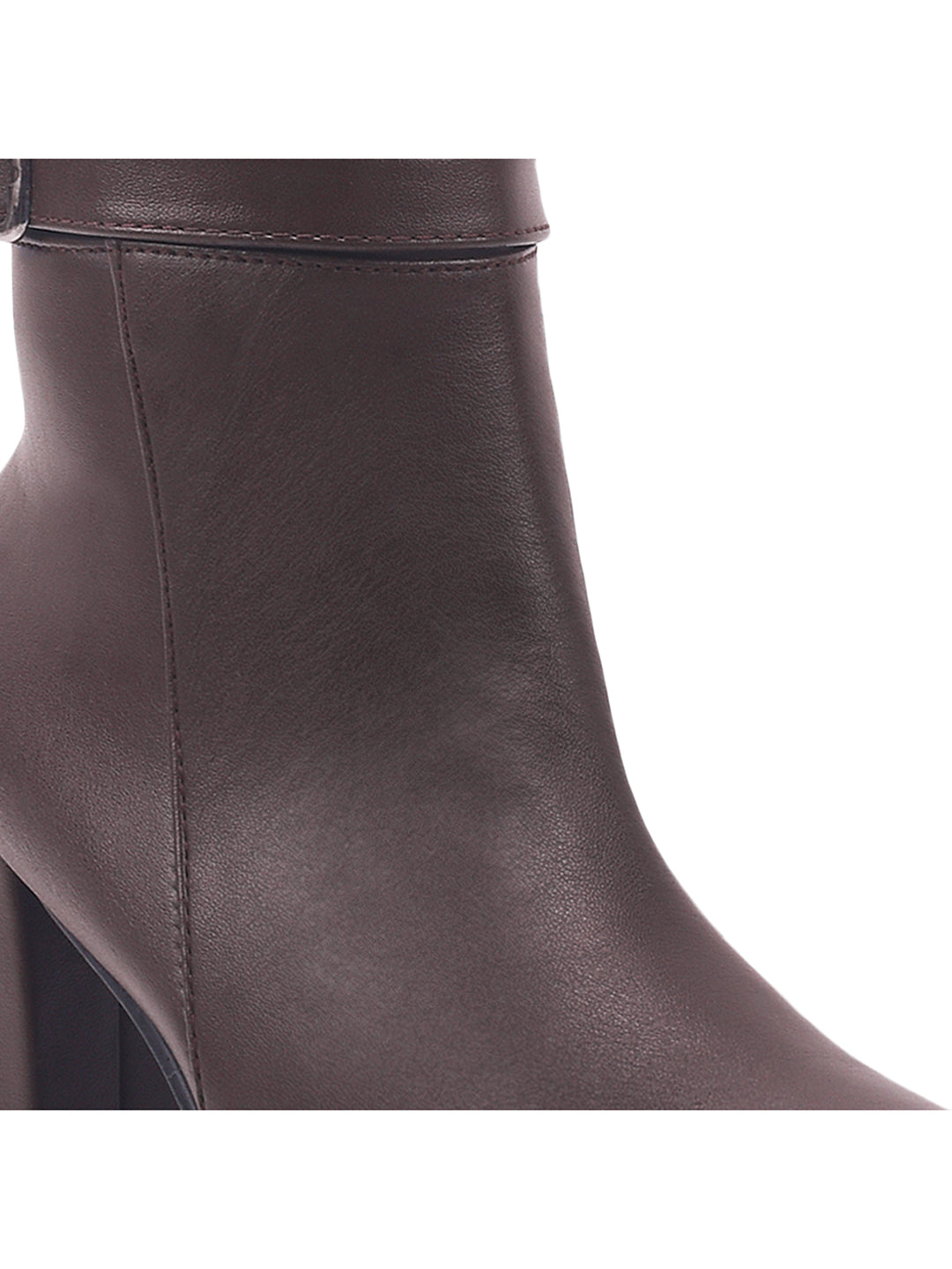 Calf-Length Block Heel Boots for Women