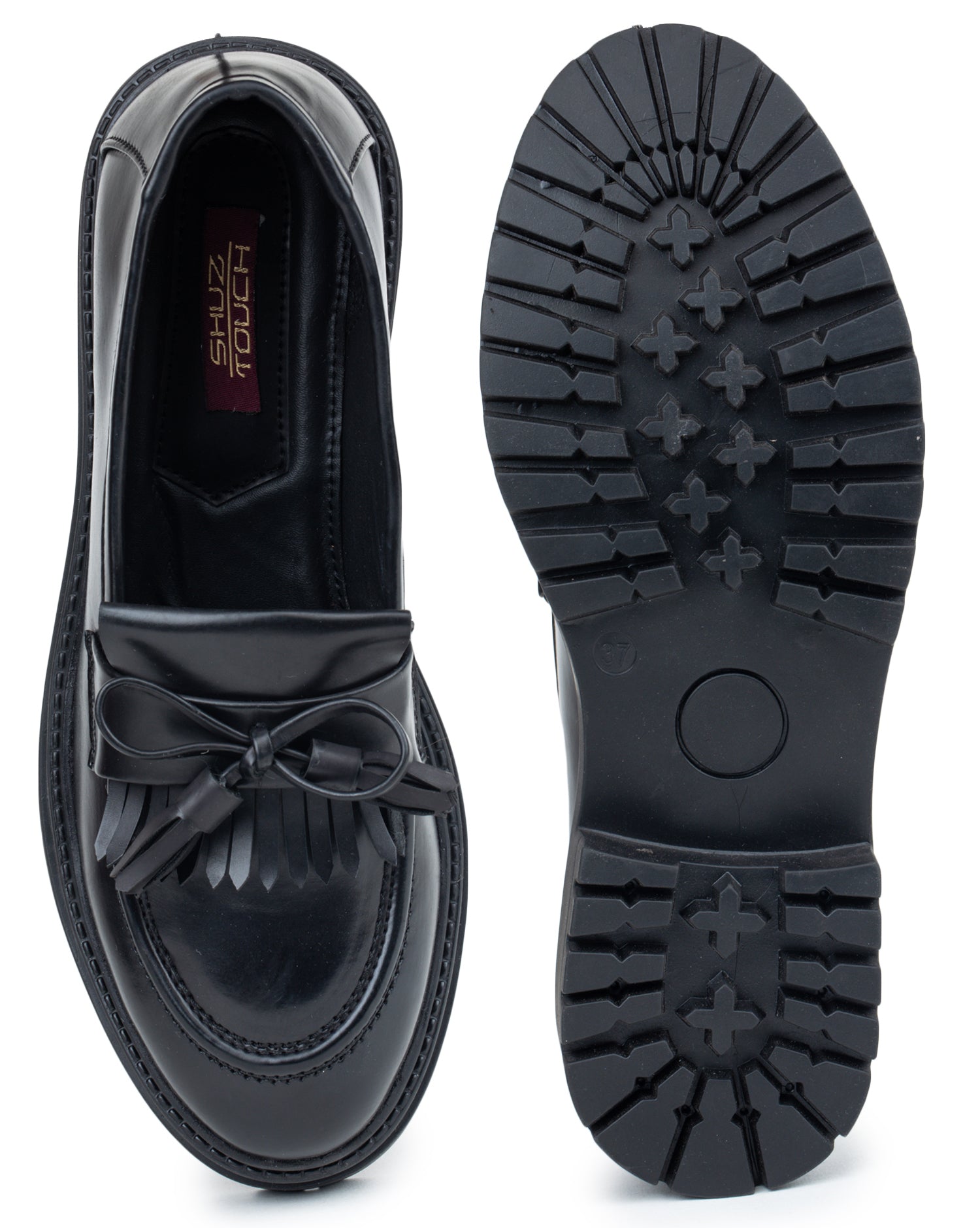Women Heeled Tassel Loafers