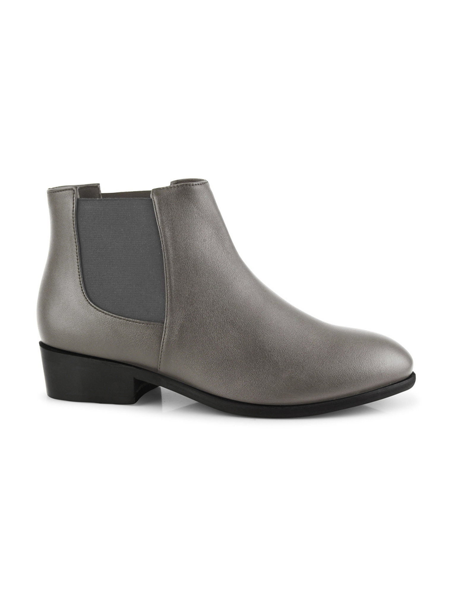 Women Block-Heeled Mid-Top Chelsea Boots