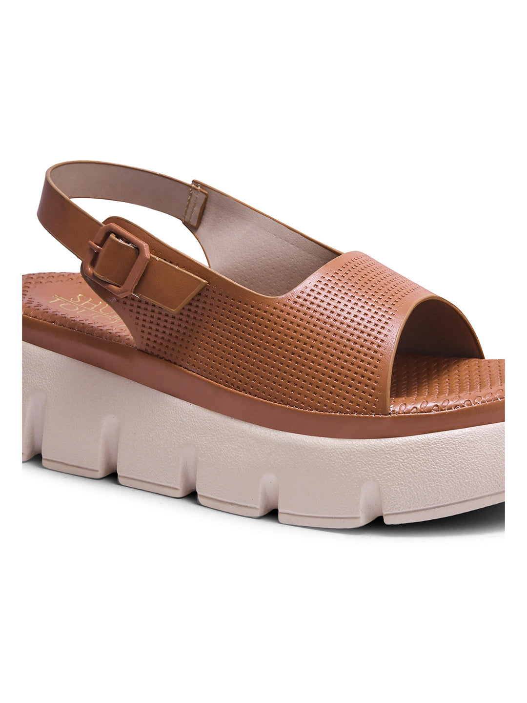 Embellished Open Toe Chunky Sandals