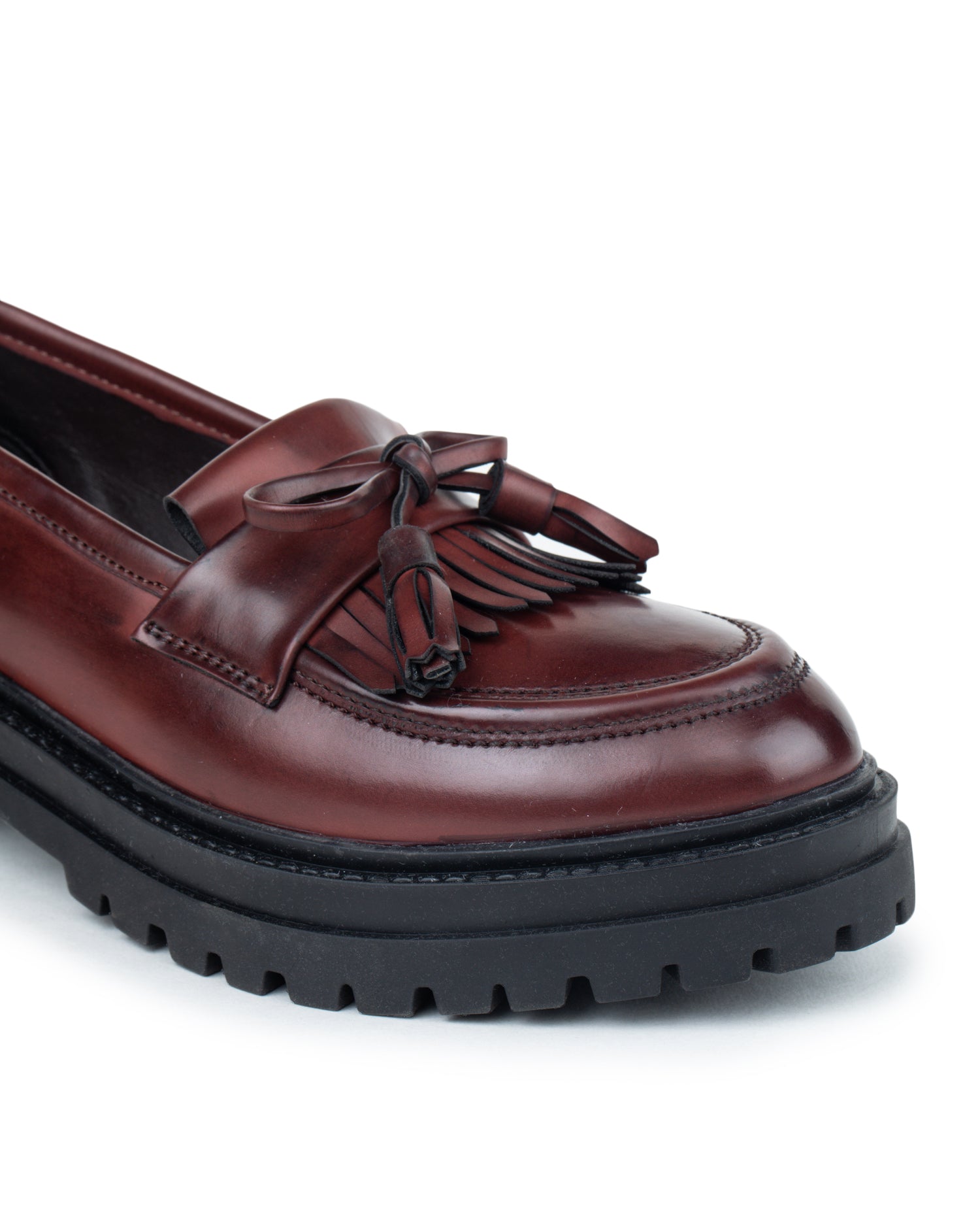 Women Heeled Tassel Loafers