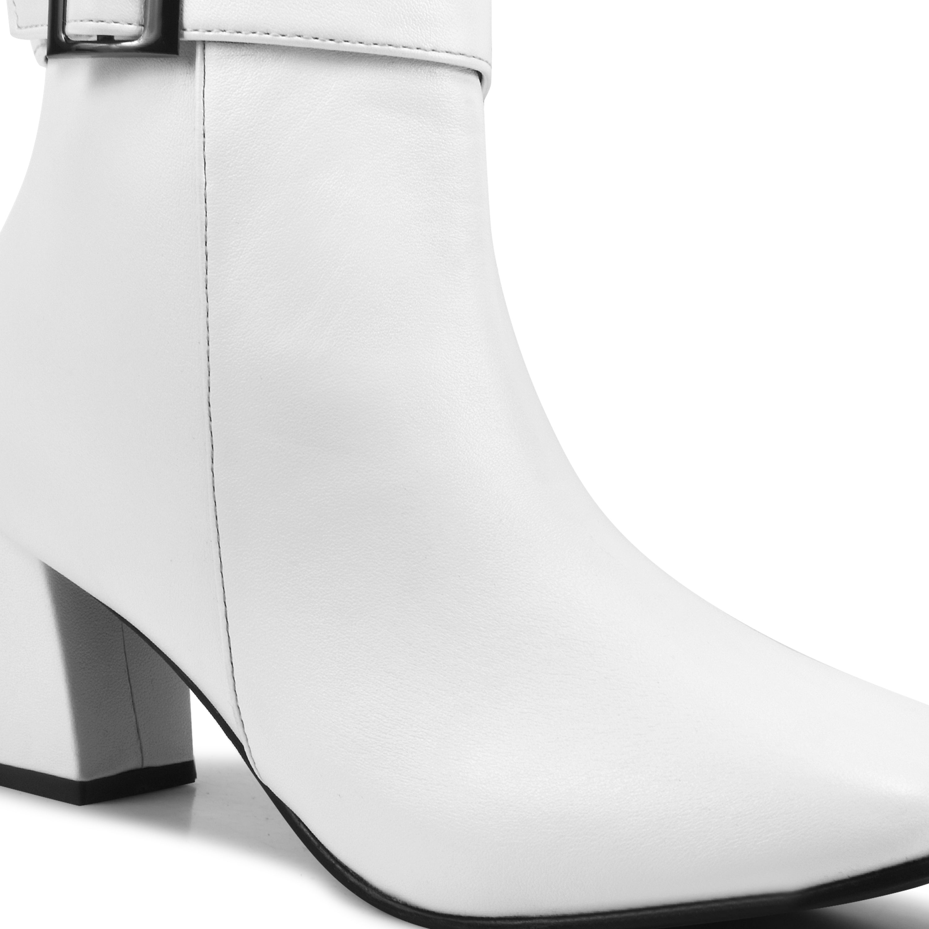 Women Mid Calf Block Heel Regular Casual Boots