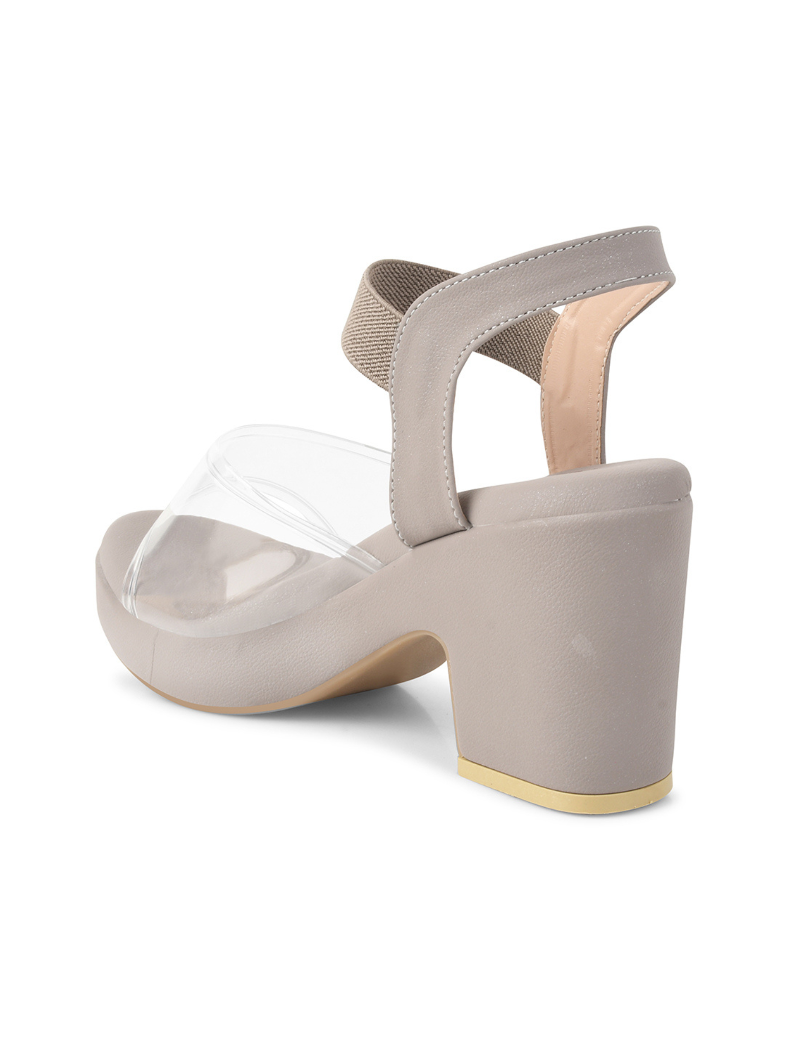 Grey Block Sandals