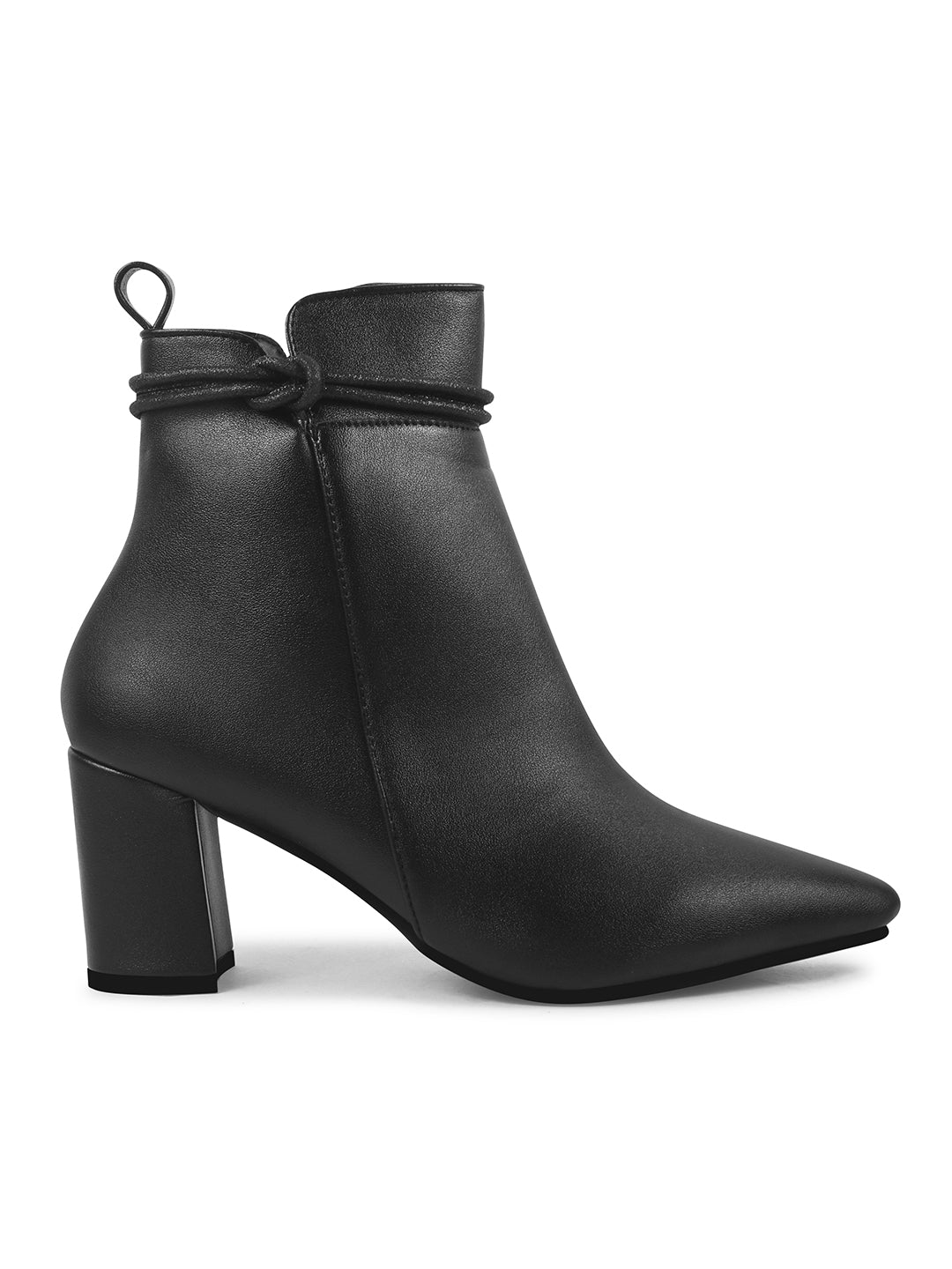 Embellished Block Heel Boots