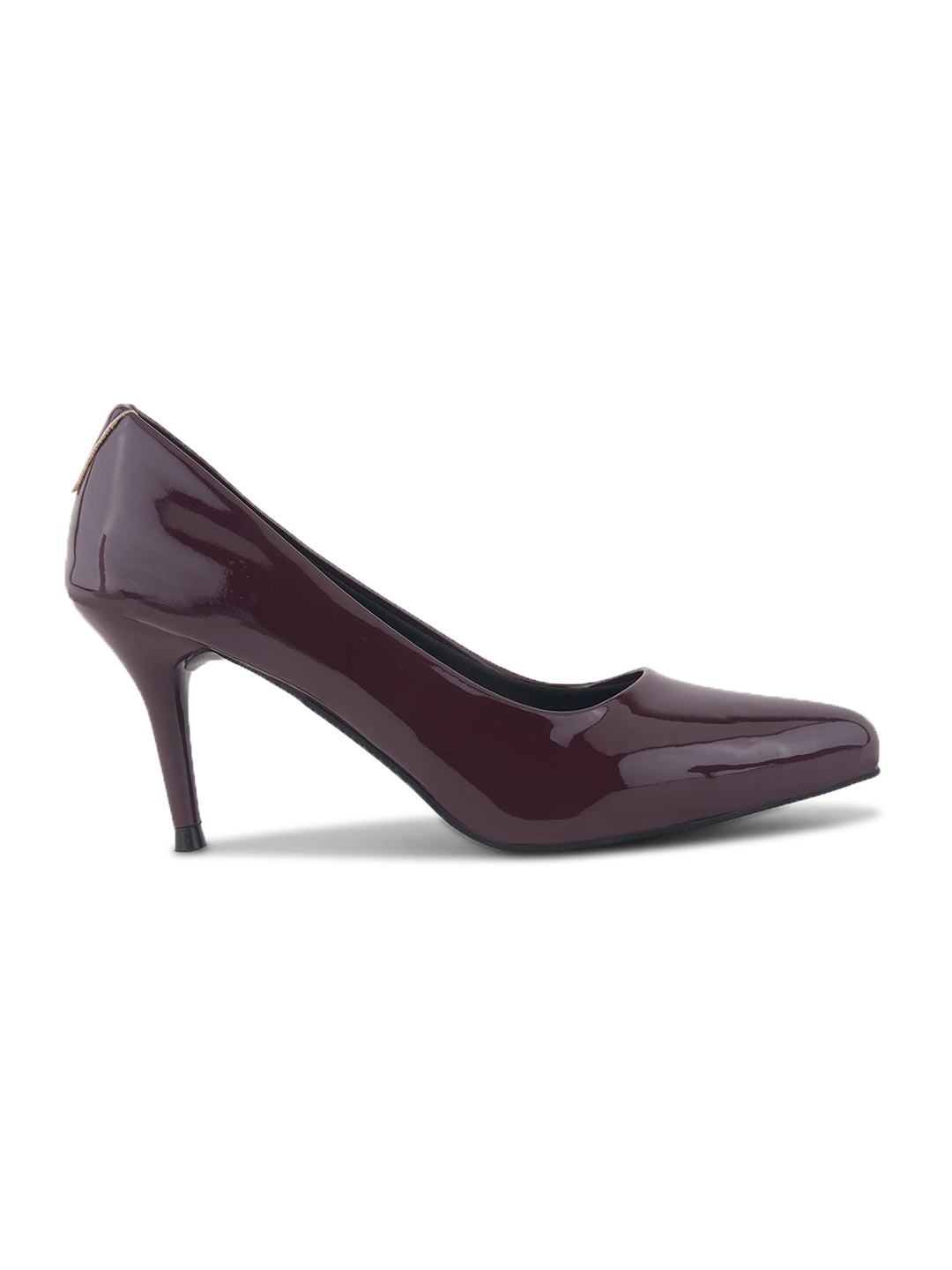 Wine Classic Patent Stiletto Heel Pumps