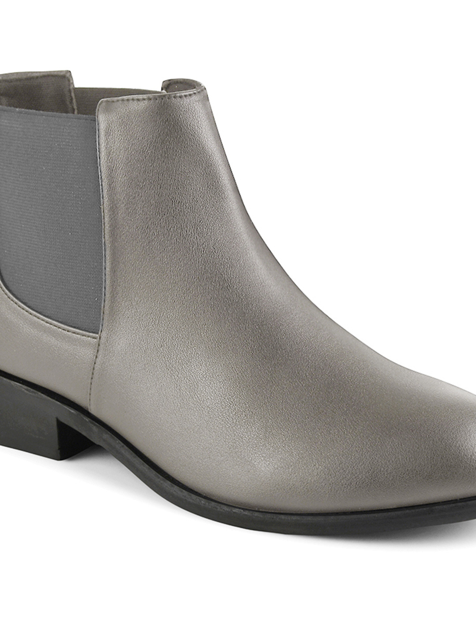 Women Block-Heeled Mid-Top Chelsea Boots
