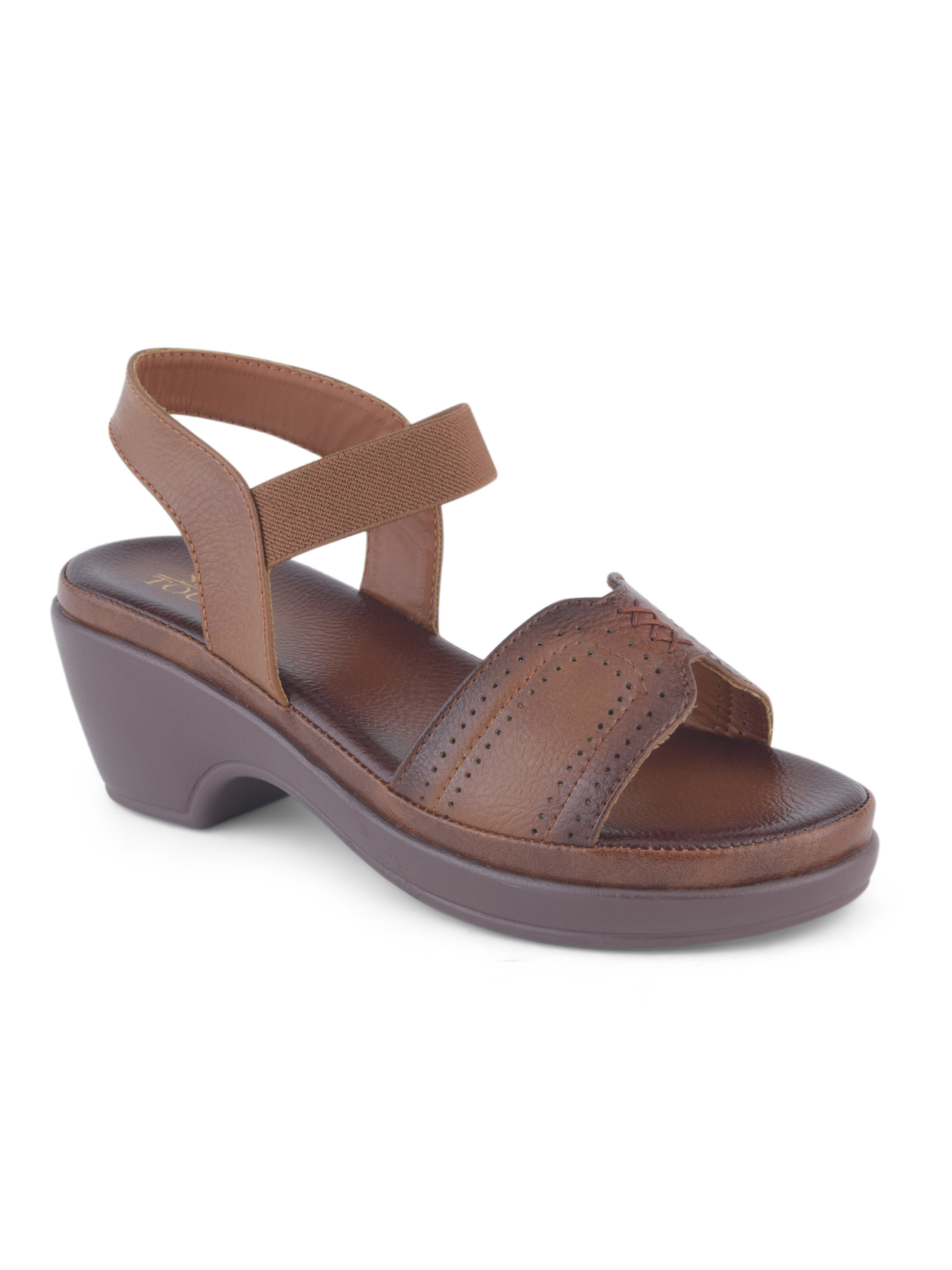 Women Tan Comfort Sandals