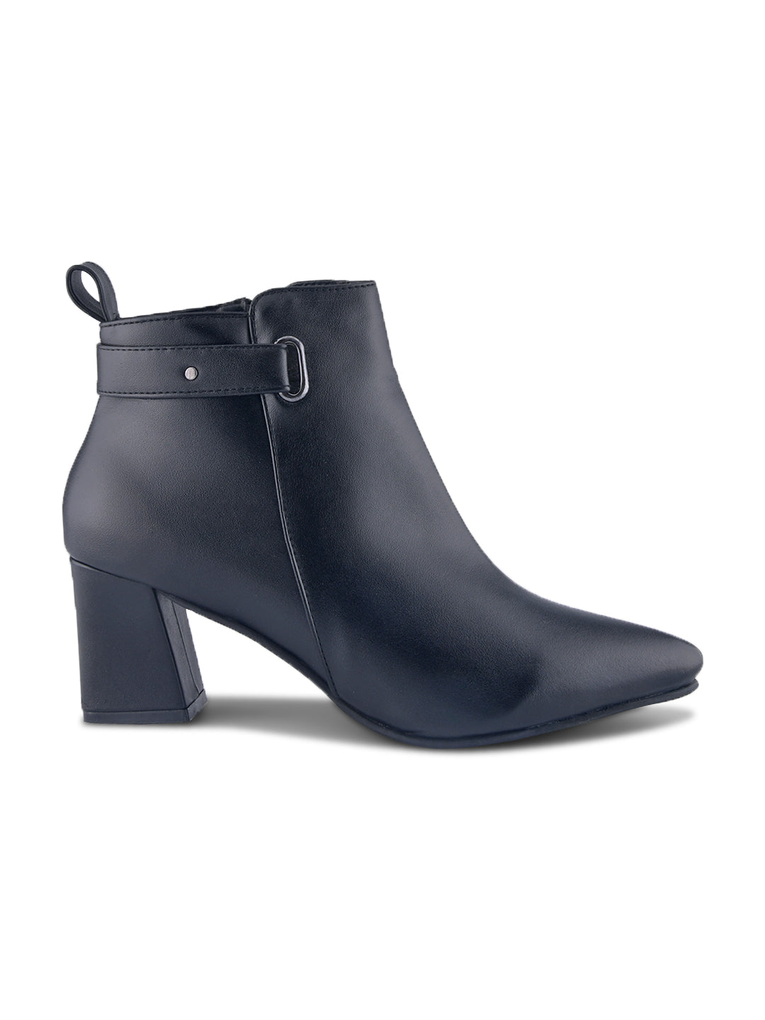 Women Buckle Strap Casual Boots