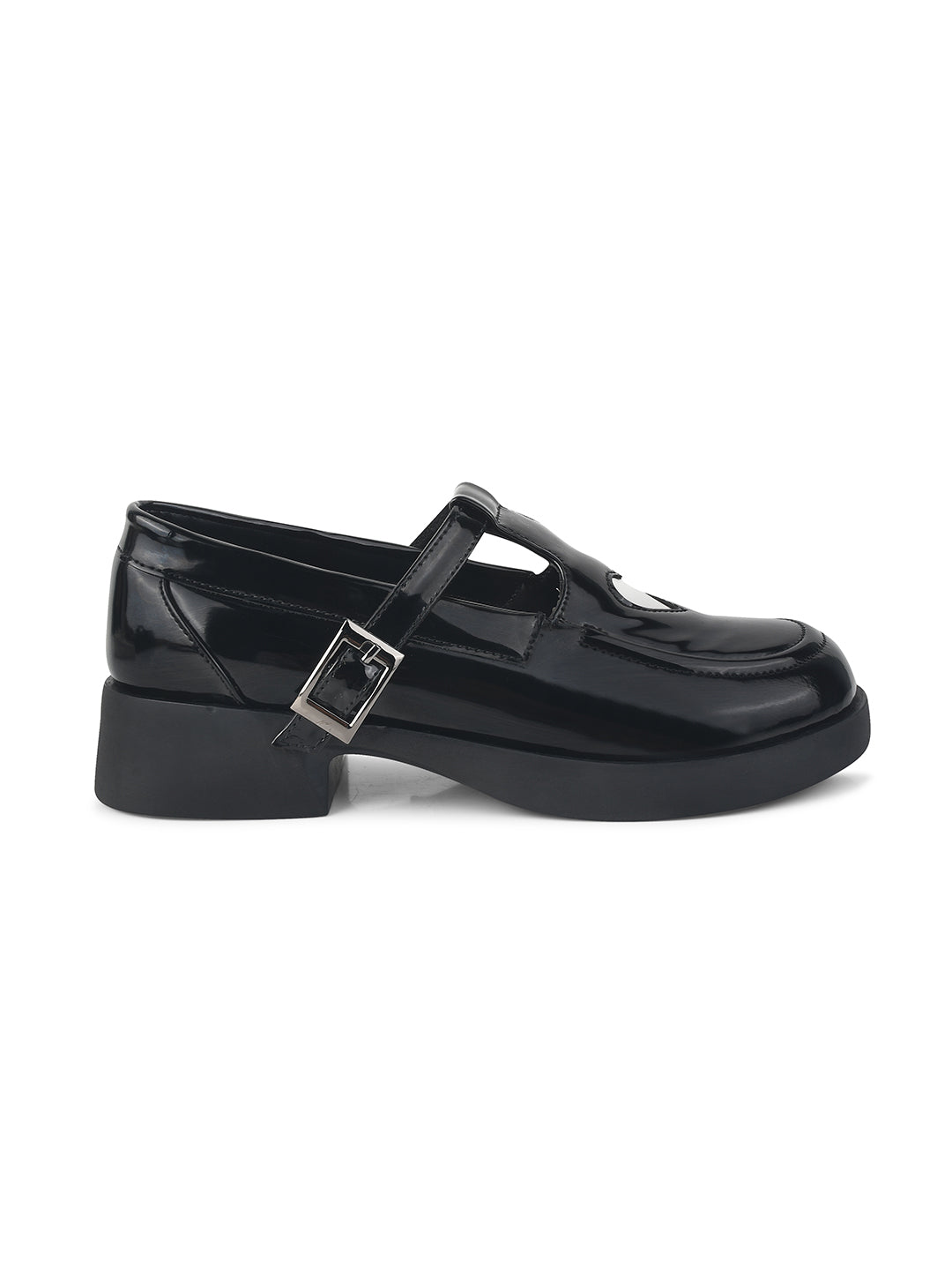 Heart Embellished Loafers