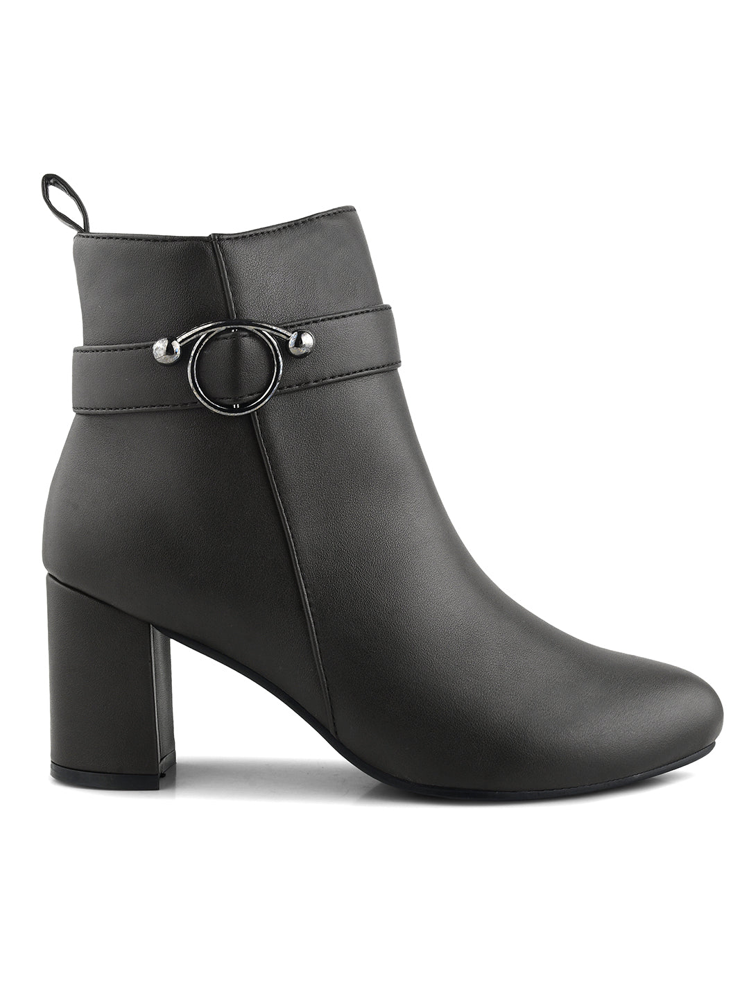 Women Block Heeled Casual Boots