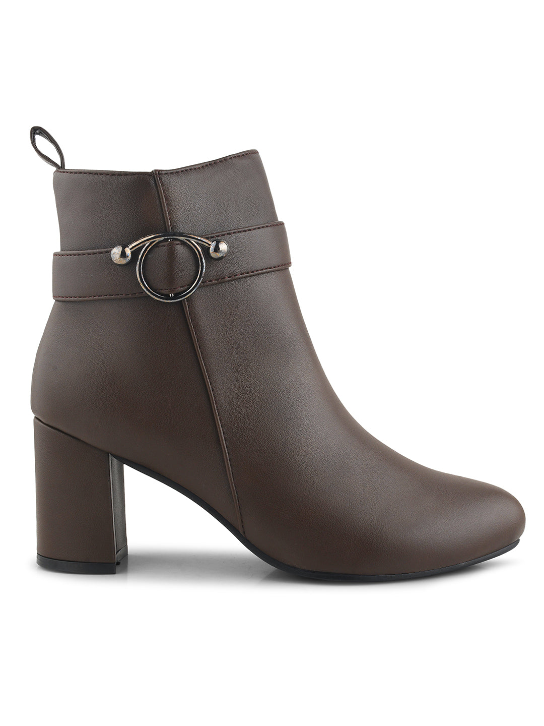 Women Block Heeled Casual Boots