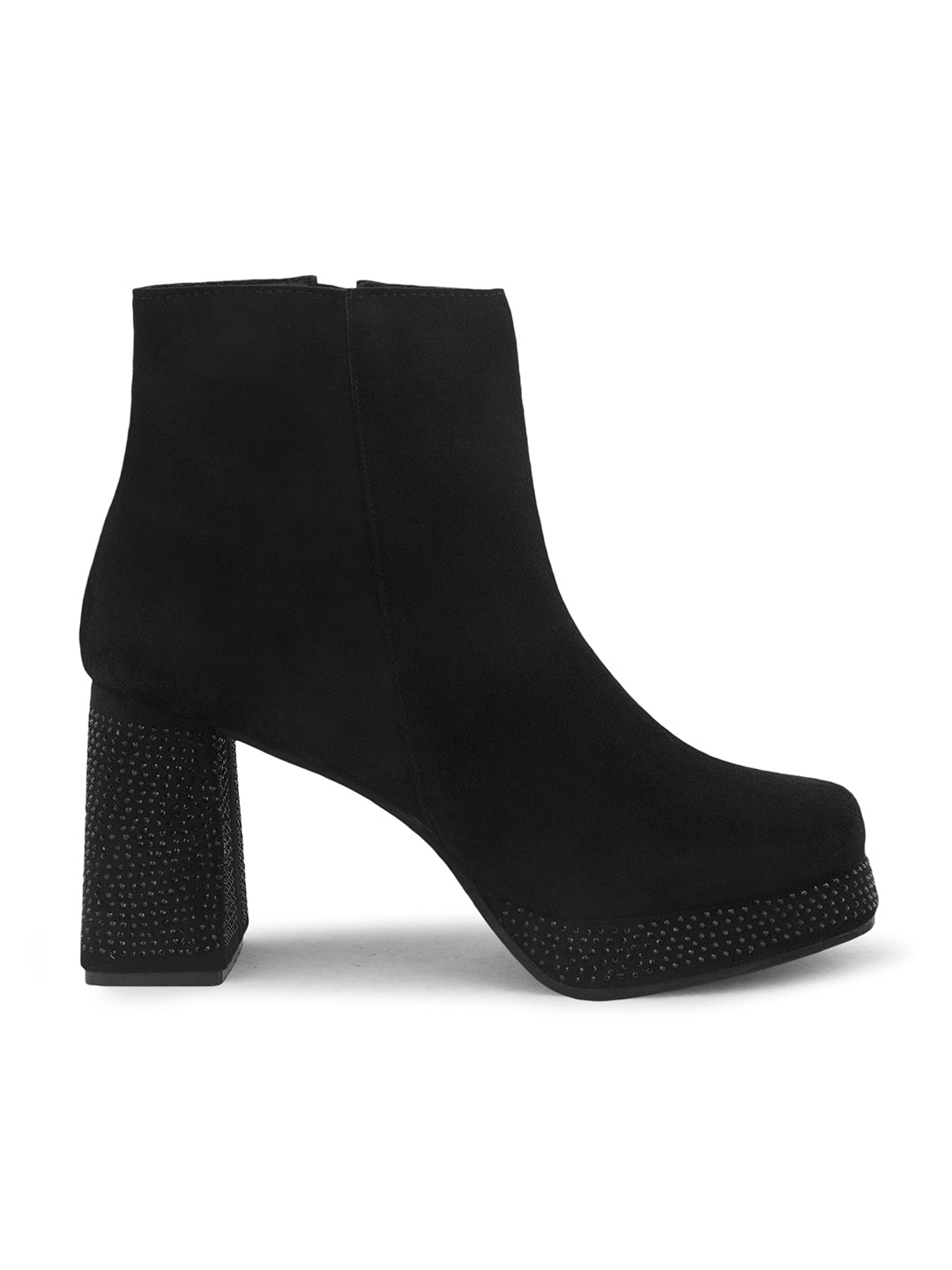 Women Midnight Spark Swarovski Block Casual Boots