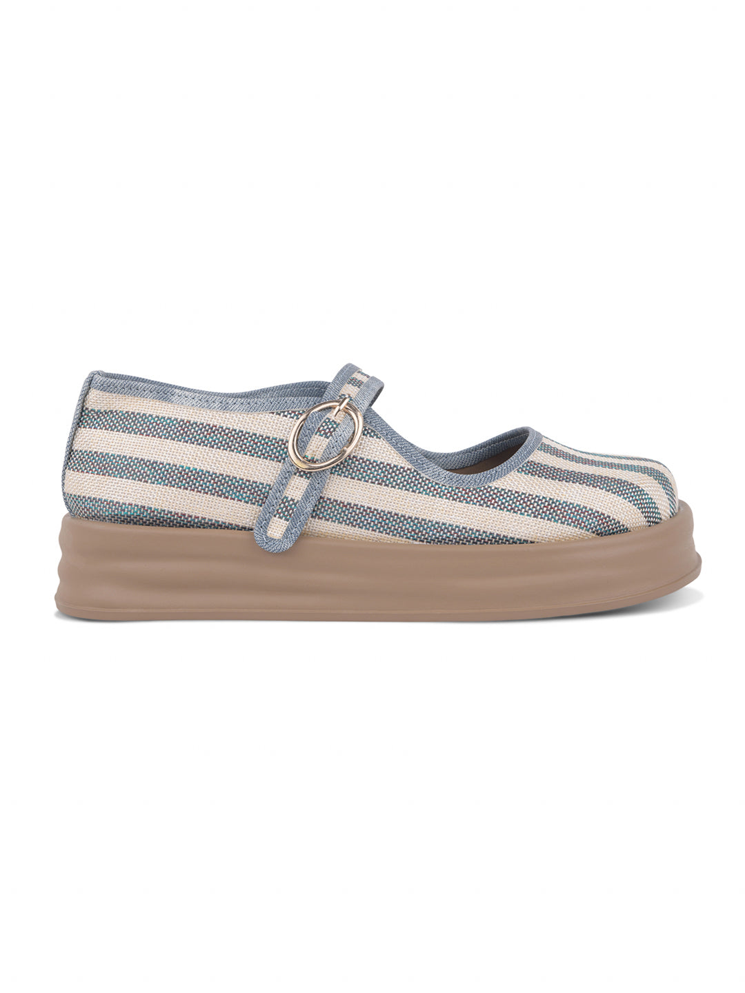 Stripe Mary Jane Shoes