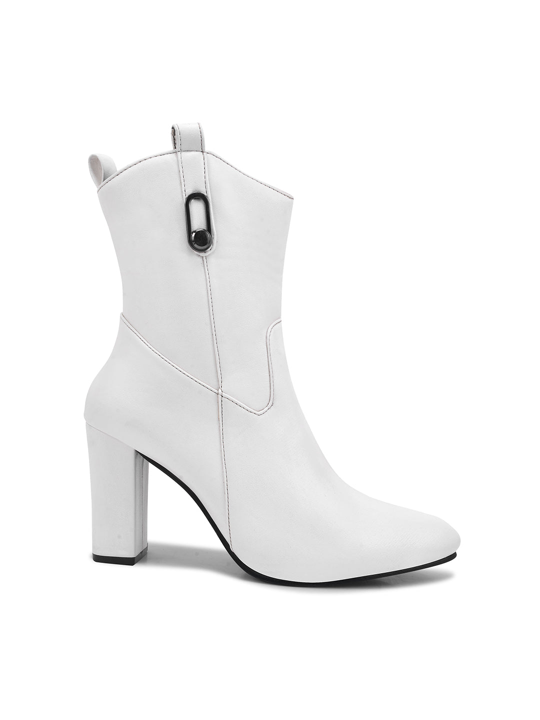 Women Block Heels Casual Boots