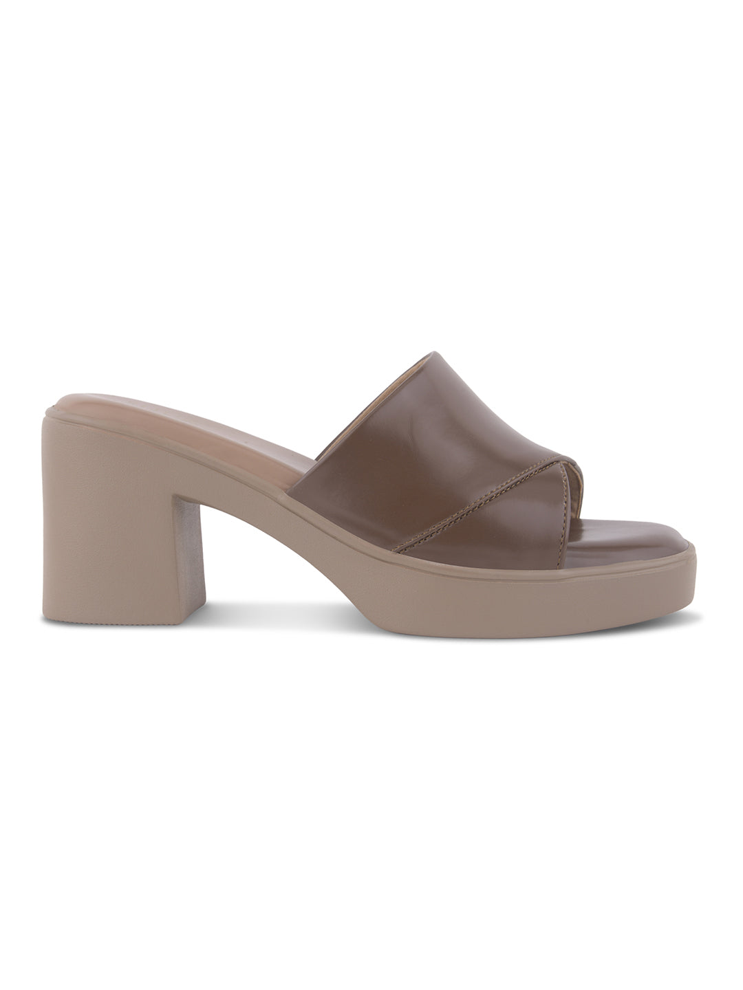 Block Heel Black Sandals