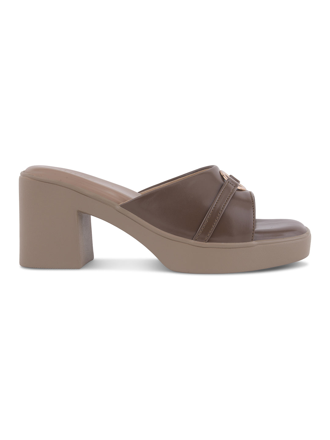 Black Block Heel Sandals
