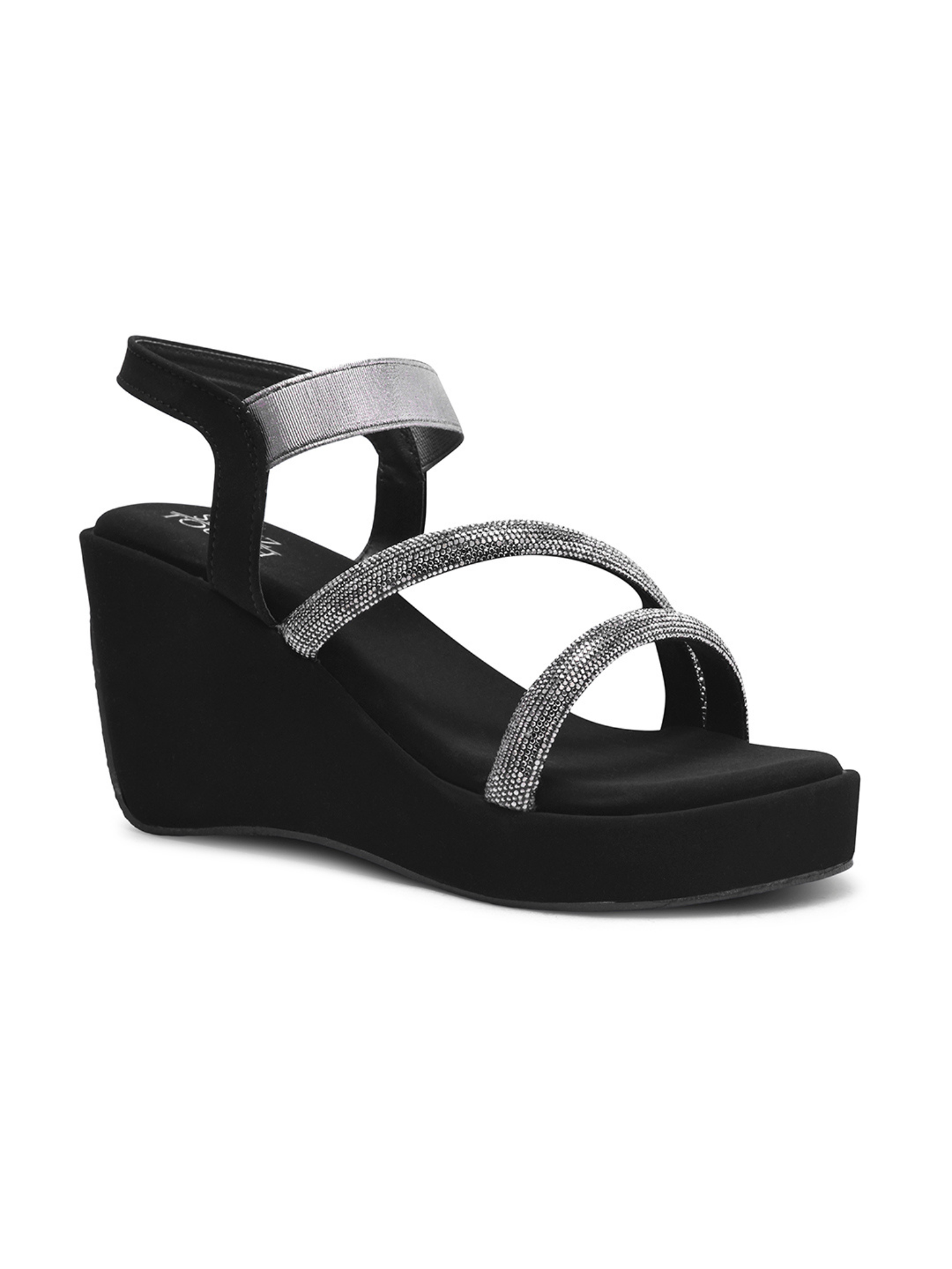 Women PU Party Wedge Heels