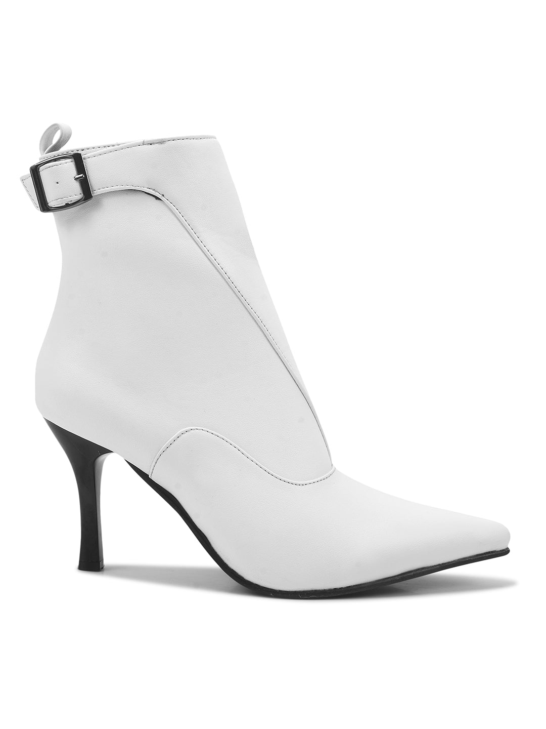 Pointed-Toe Stiletto Ankle Boots for Women