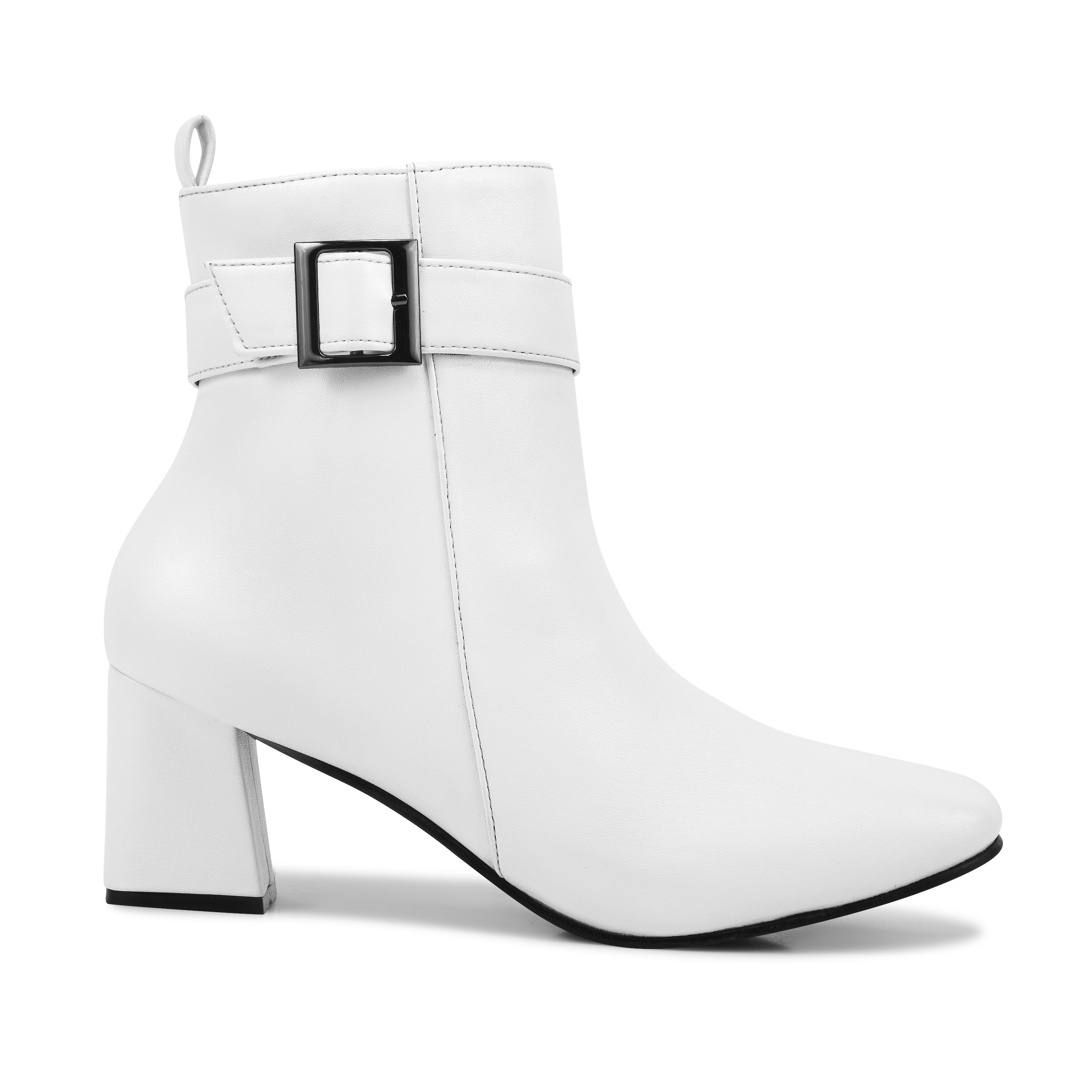 Women Mid Calf Block Heel Regular Casual Boots