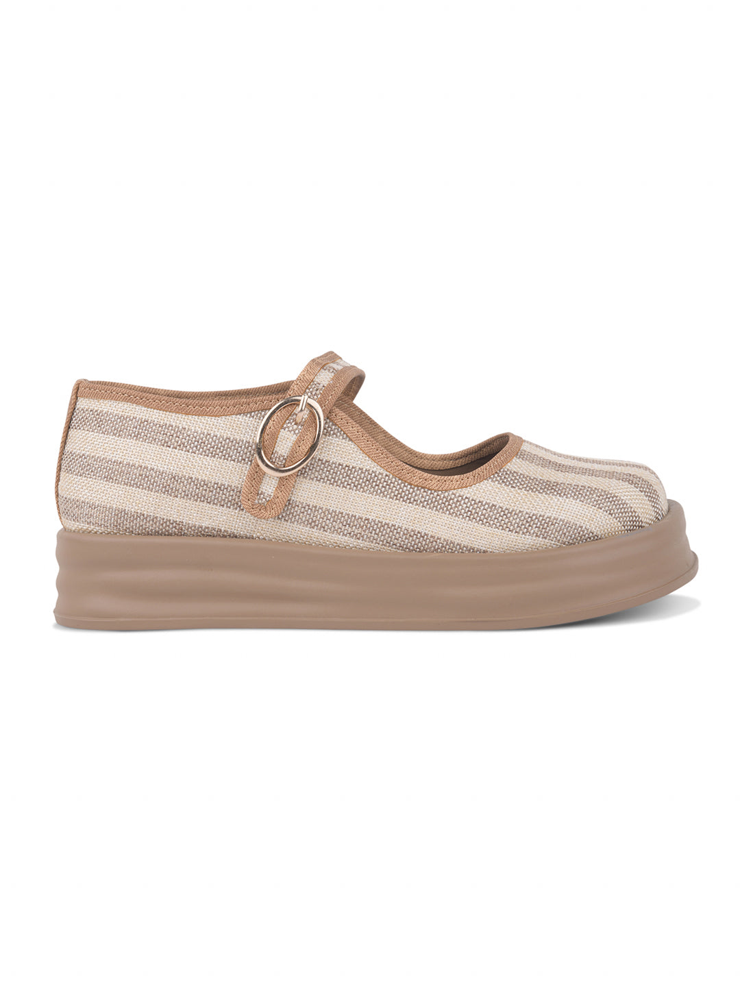 Stripe Mary Jane Shoes