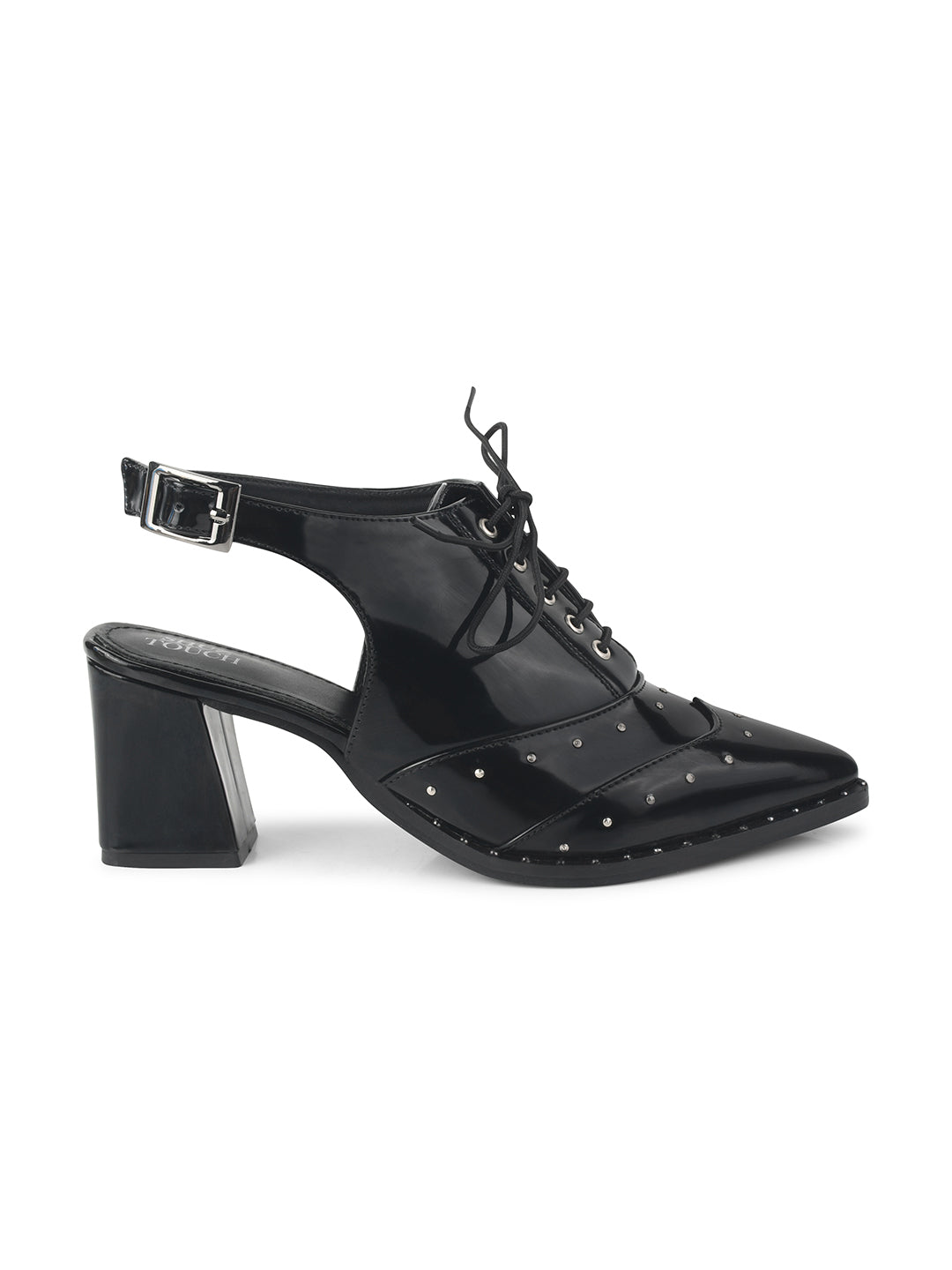 Black Block Heel Shoe