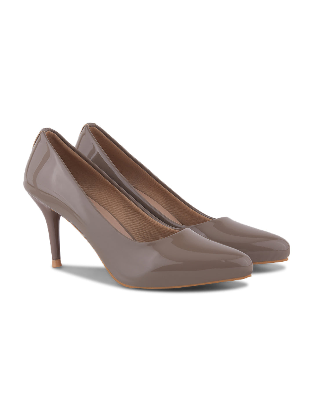 Toupe Classic Patent Stiletto Heel Pumps