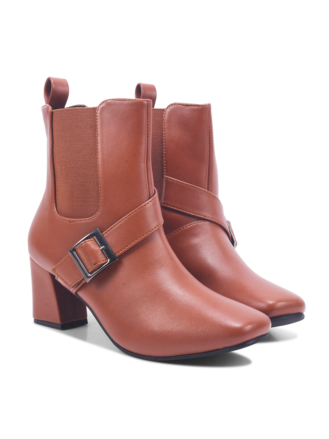 Block Heel Chelsea Boots