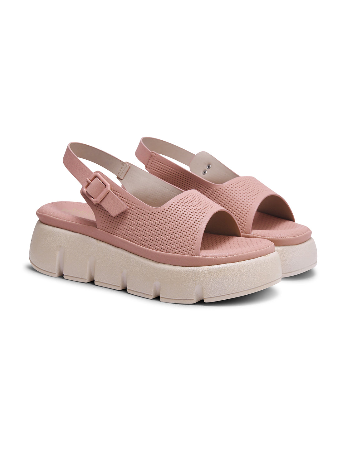 Embellished Open Toe Chunky Sandals