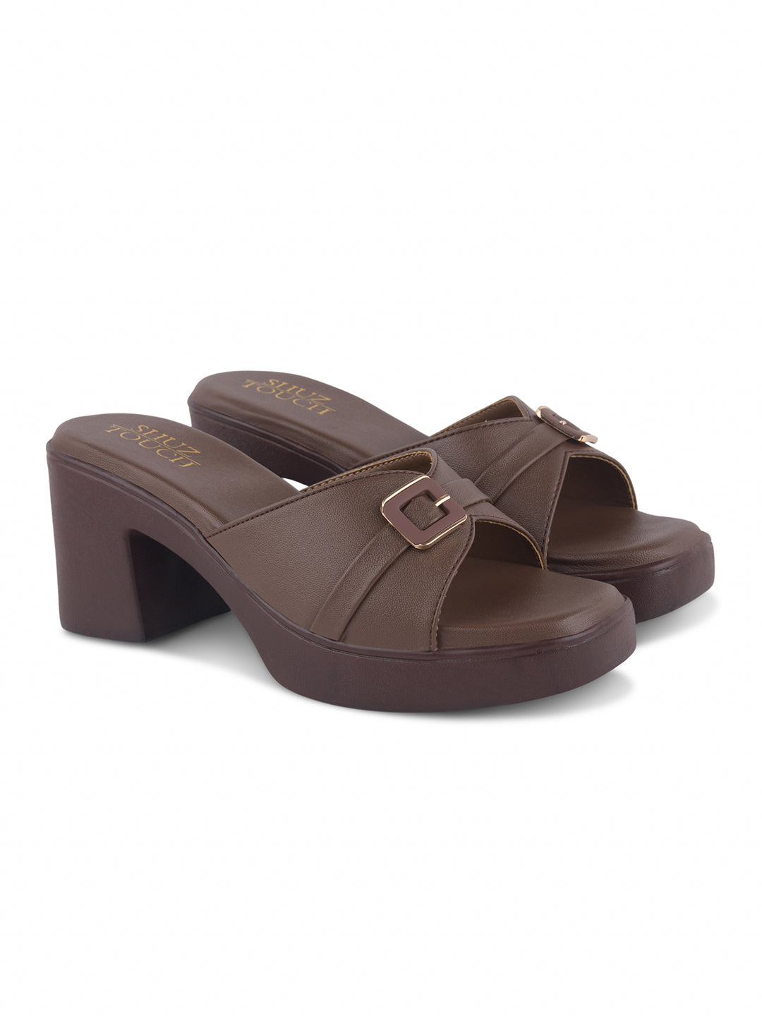 Women Block Platform Heels