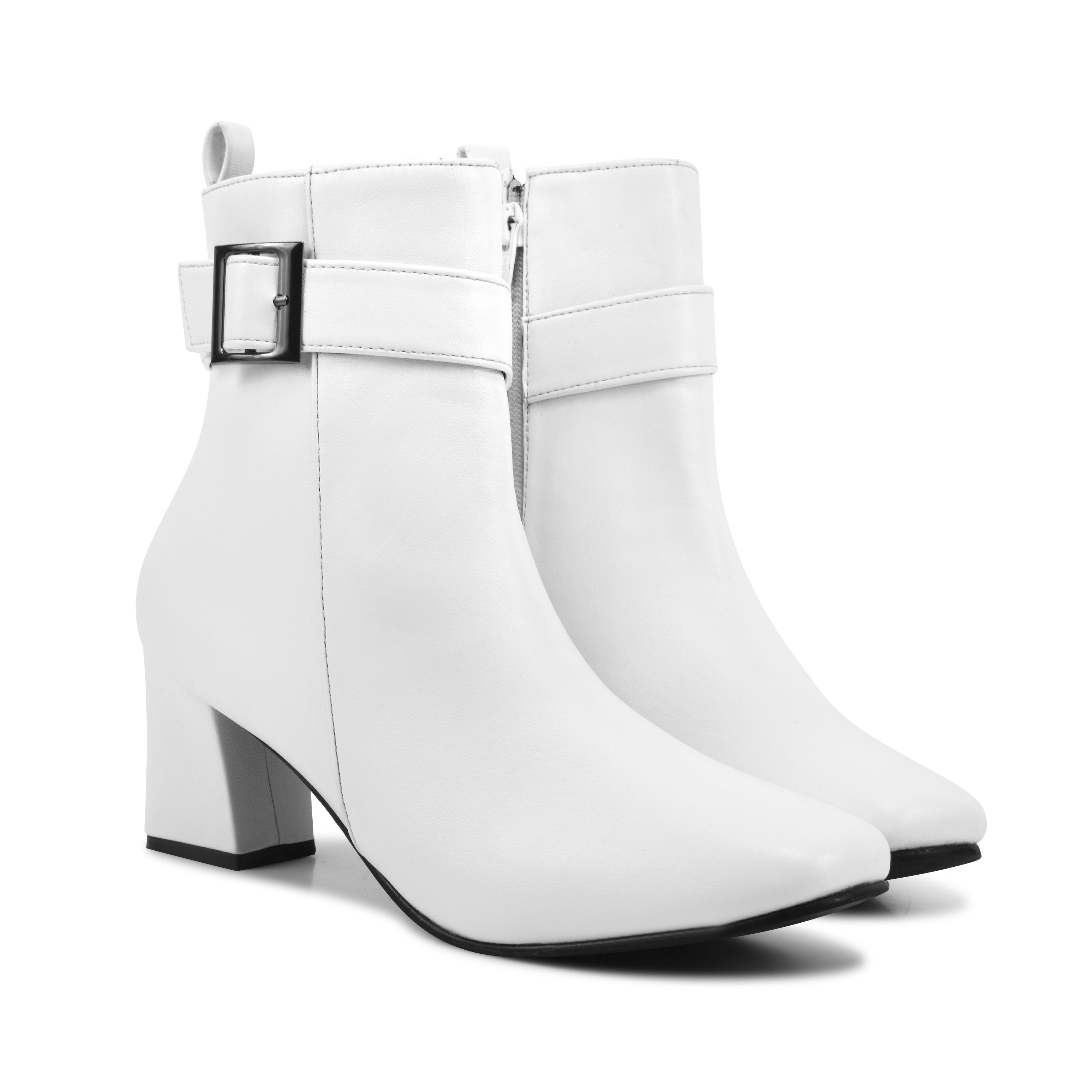 Women Mid Calf Block Heel Regular Casual Boots
