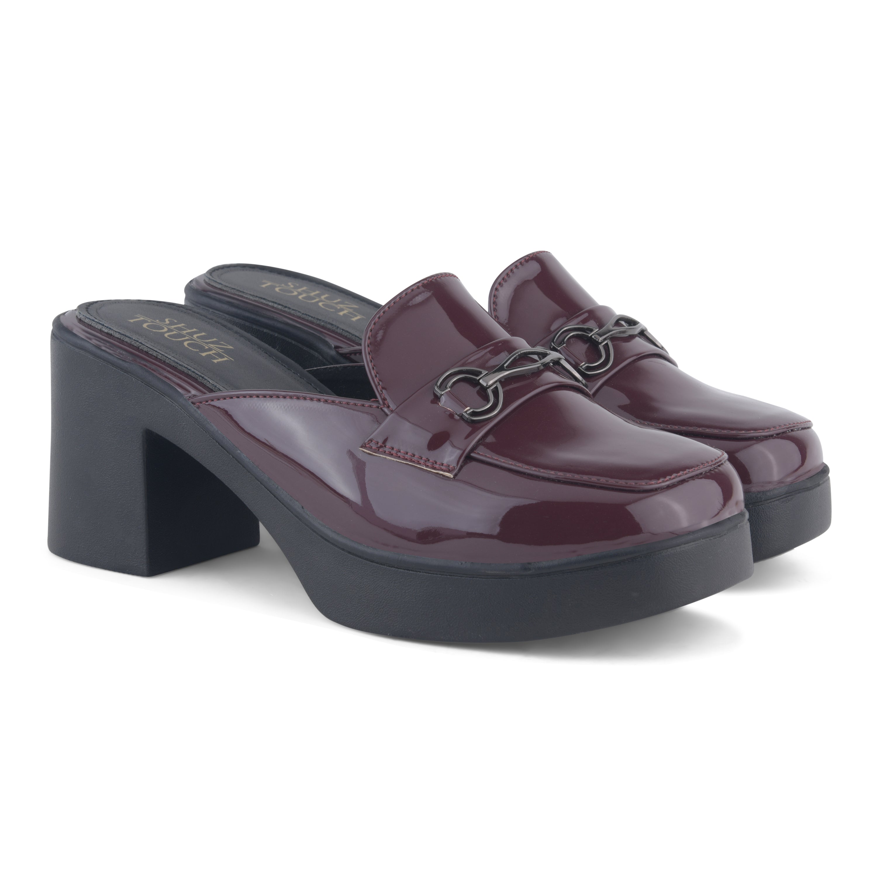 Women Platform Mules Heels
