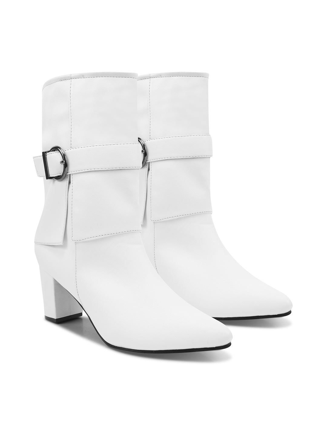 Stylish Block Heel Casual Boots