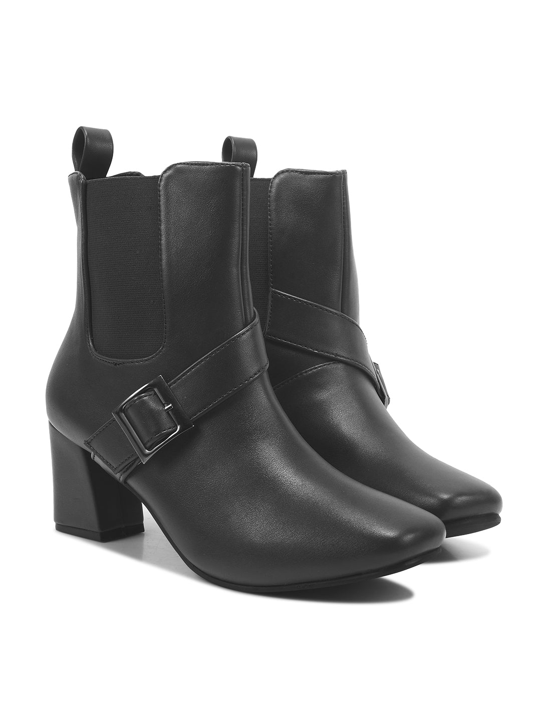 Block Heel Chelsea Boots