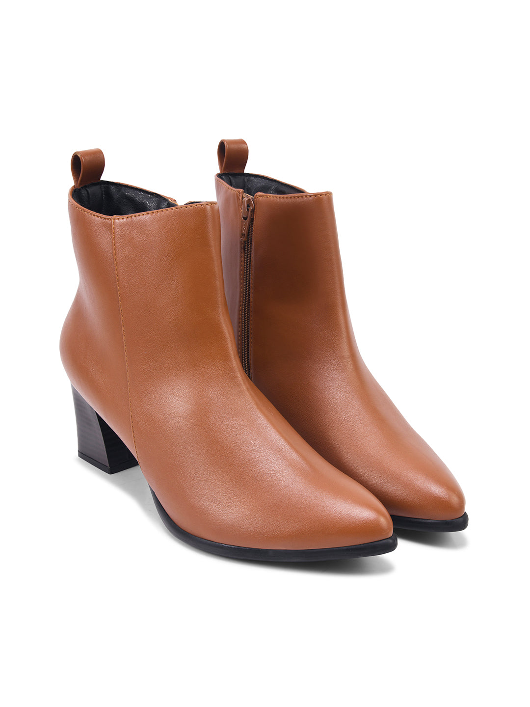 Women Heels Block Ankle Boots