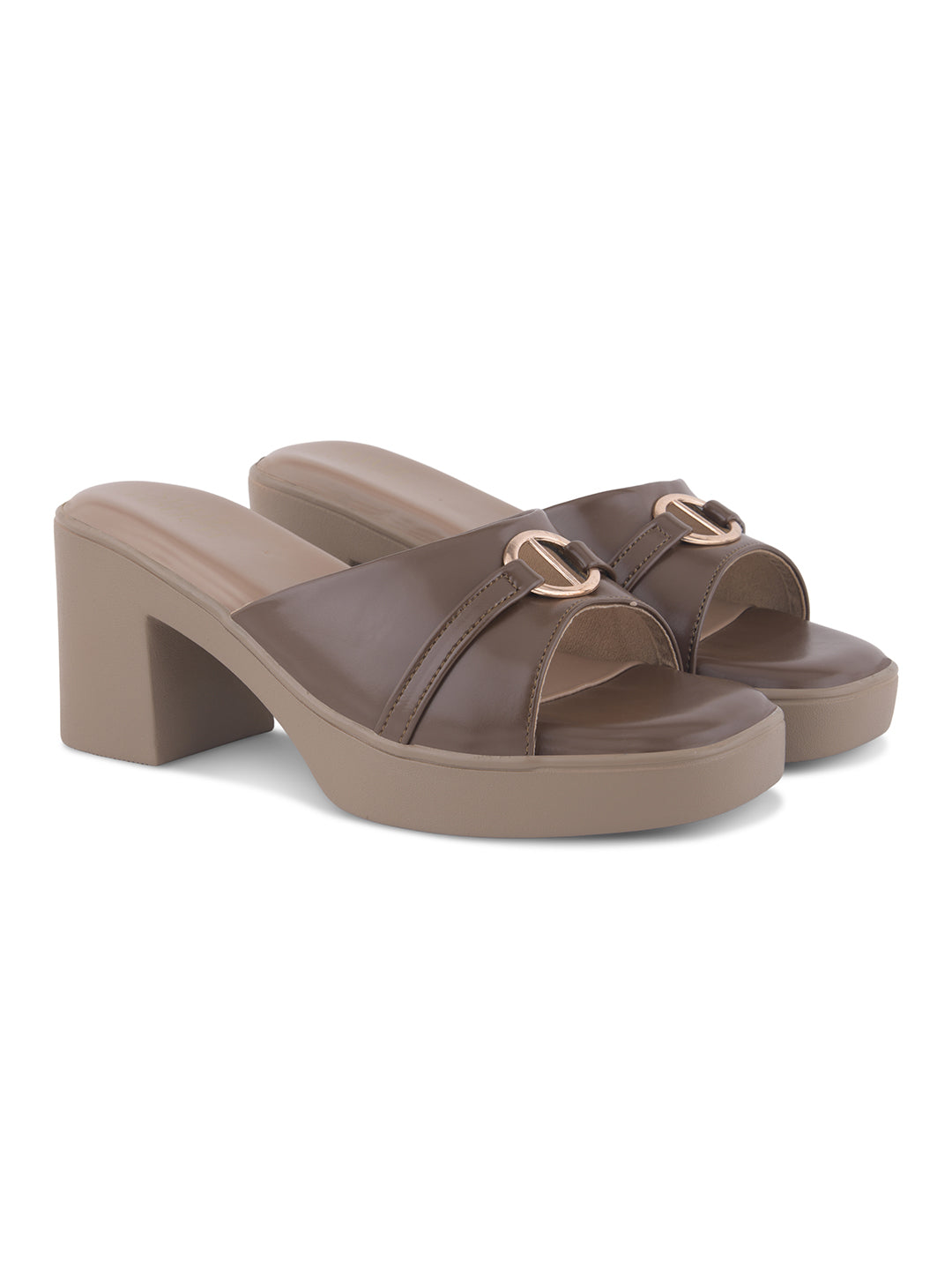 Black Block Heel Sandals