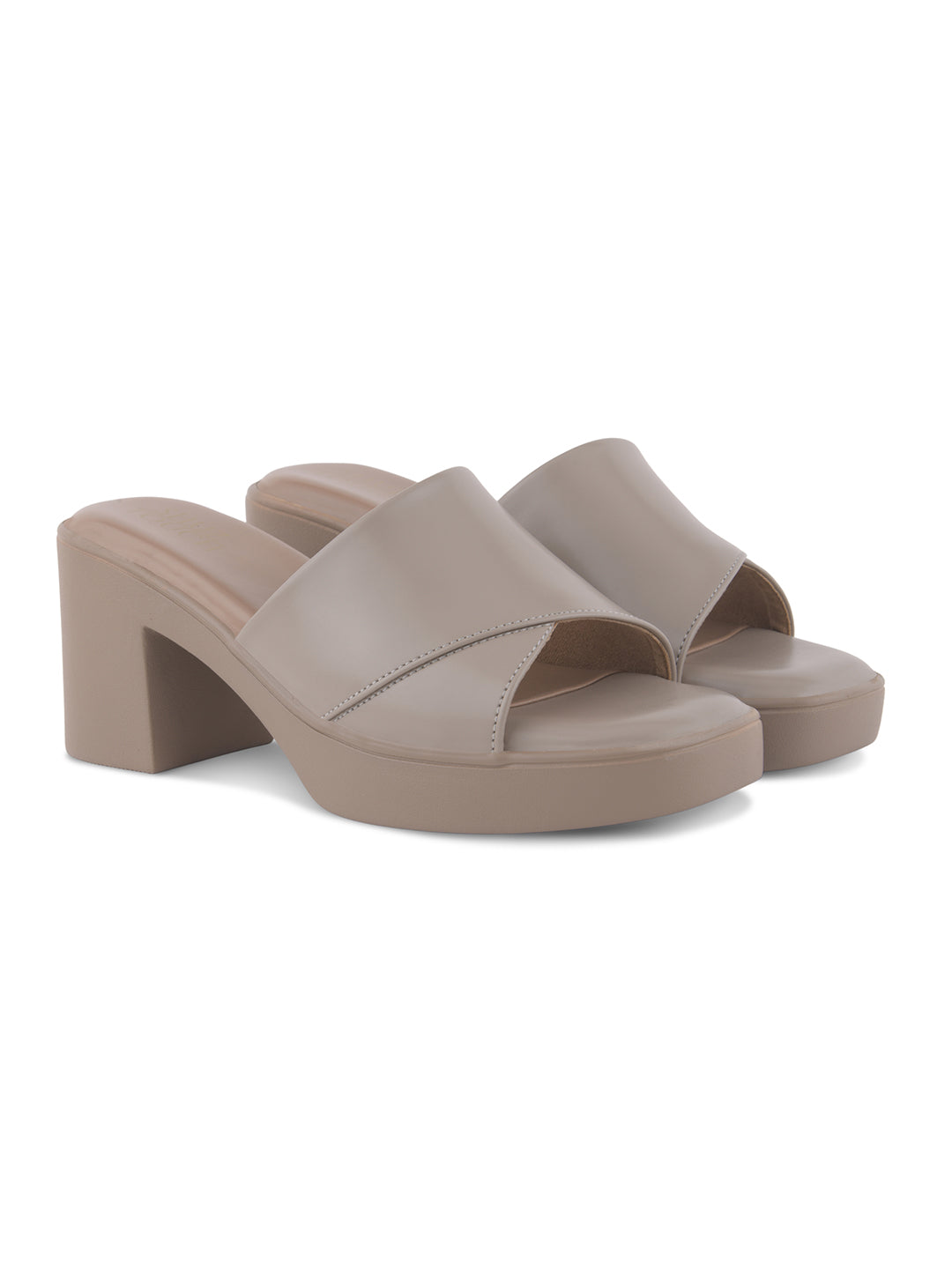 Block Heel Black Sandals