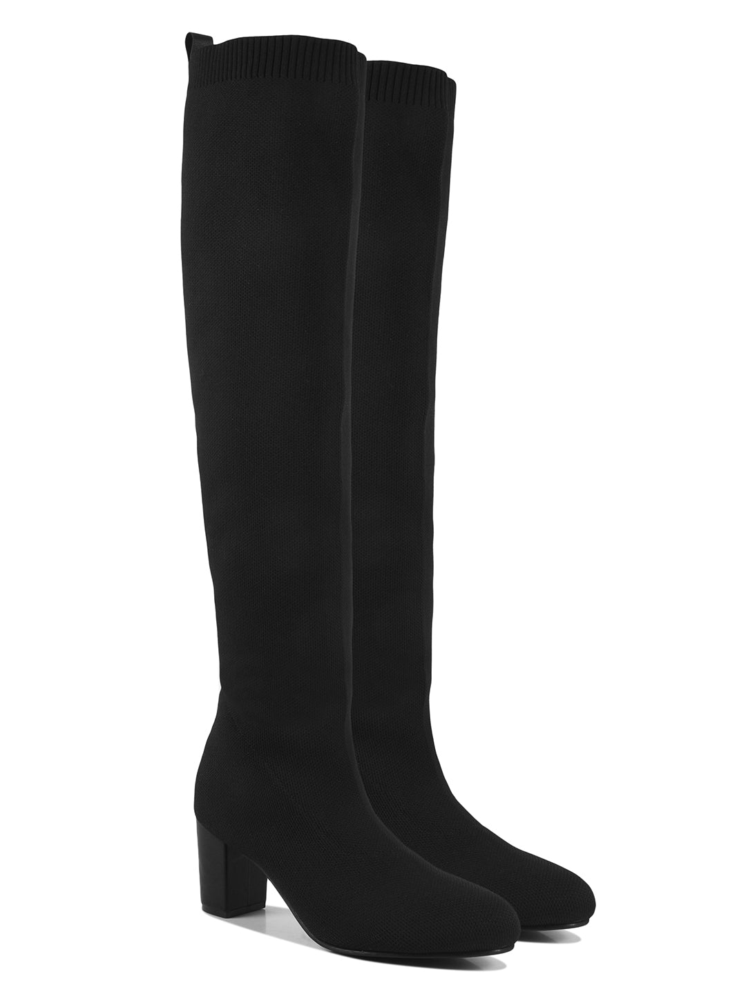 Knit Casual Boots